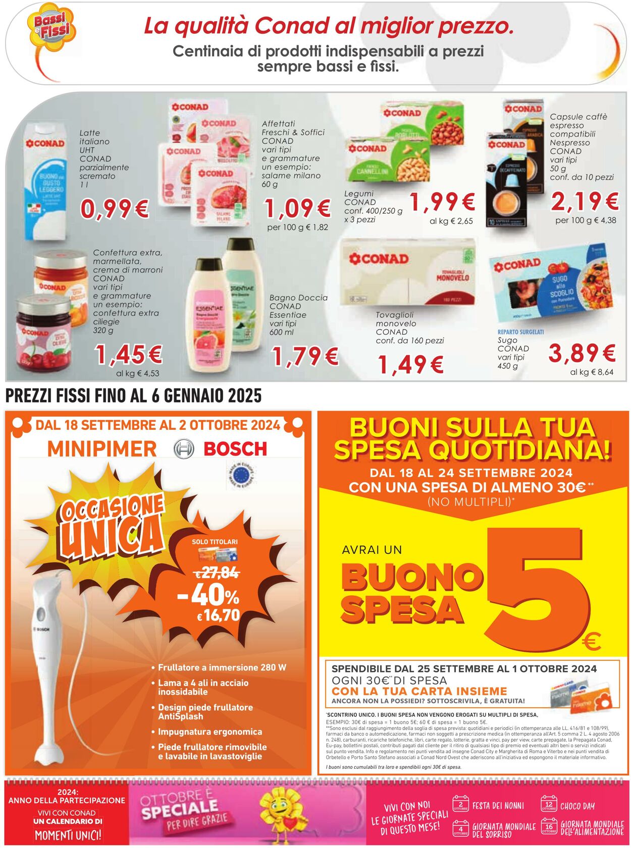 Volantino Conad 18.09.2024 - 02.10.2024