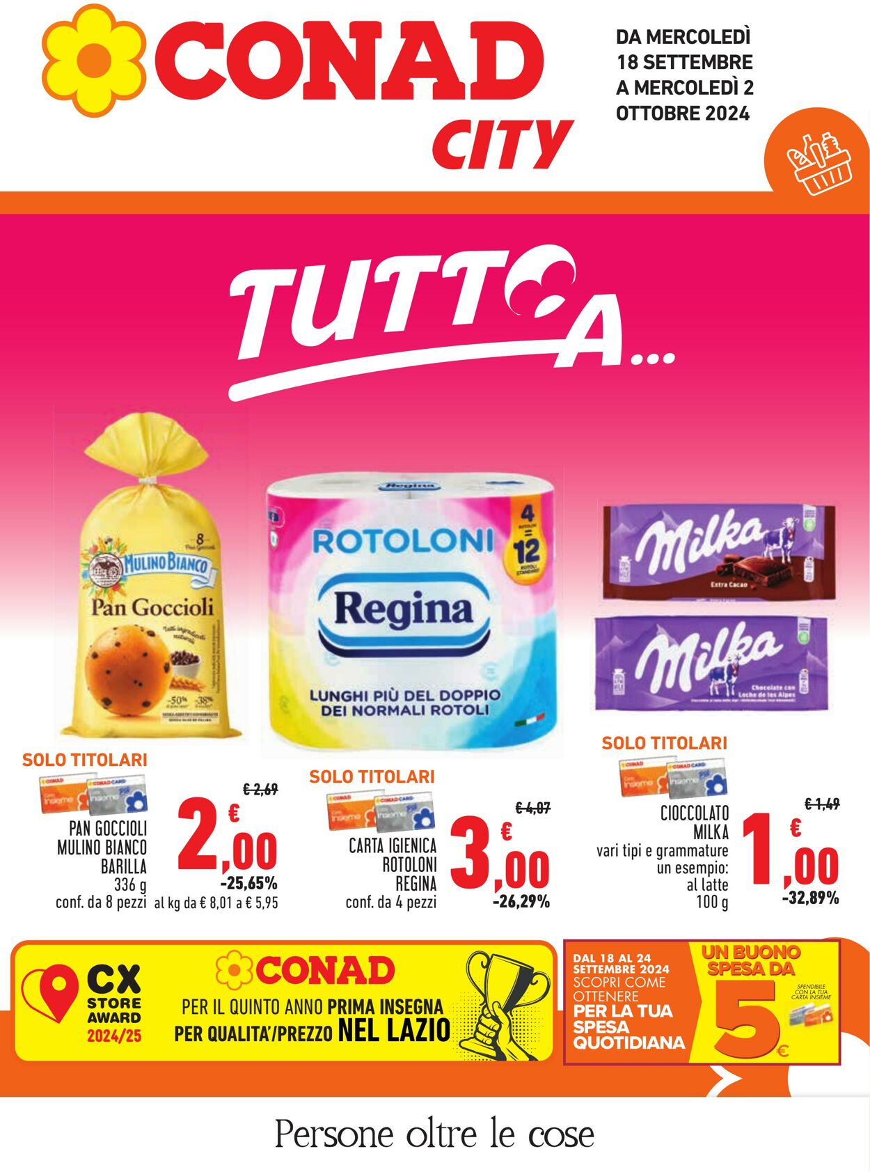 Volantino Conad 18.09.2024 - 02.10.2024