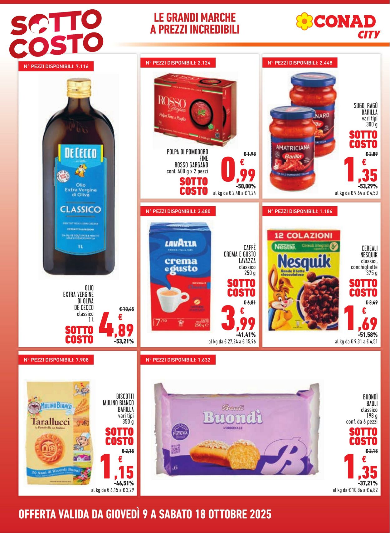 Volantino Conad 01.10.2025 - 01.10.2025