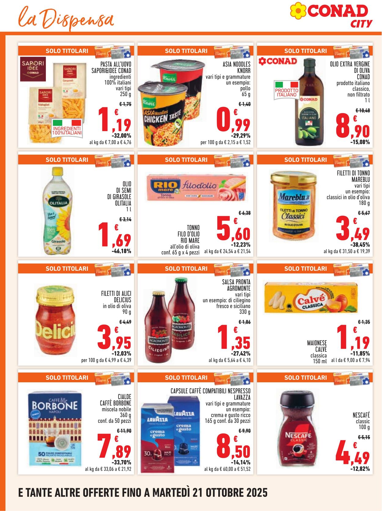 Volantino Conad 01.10.2025 - 01.10.2025