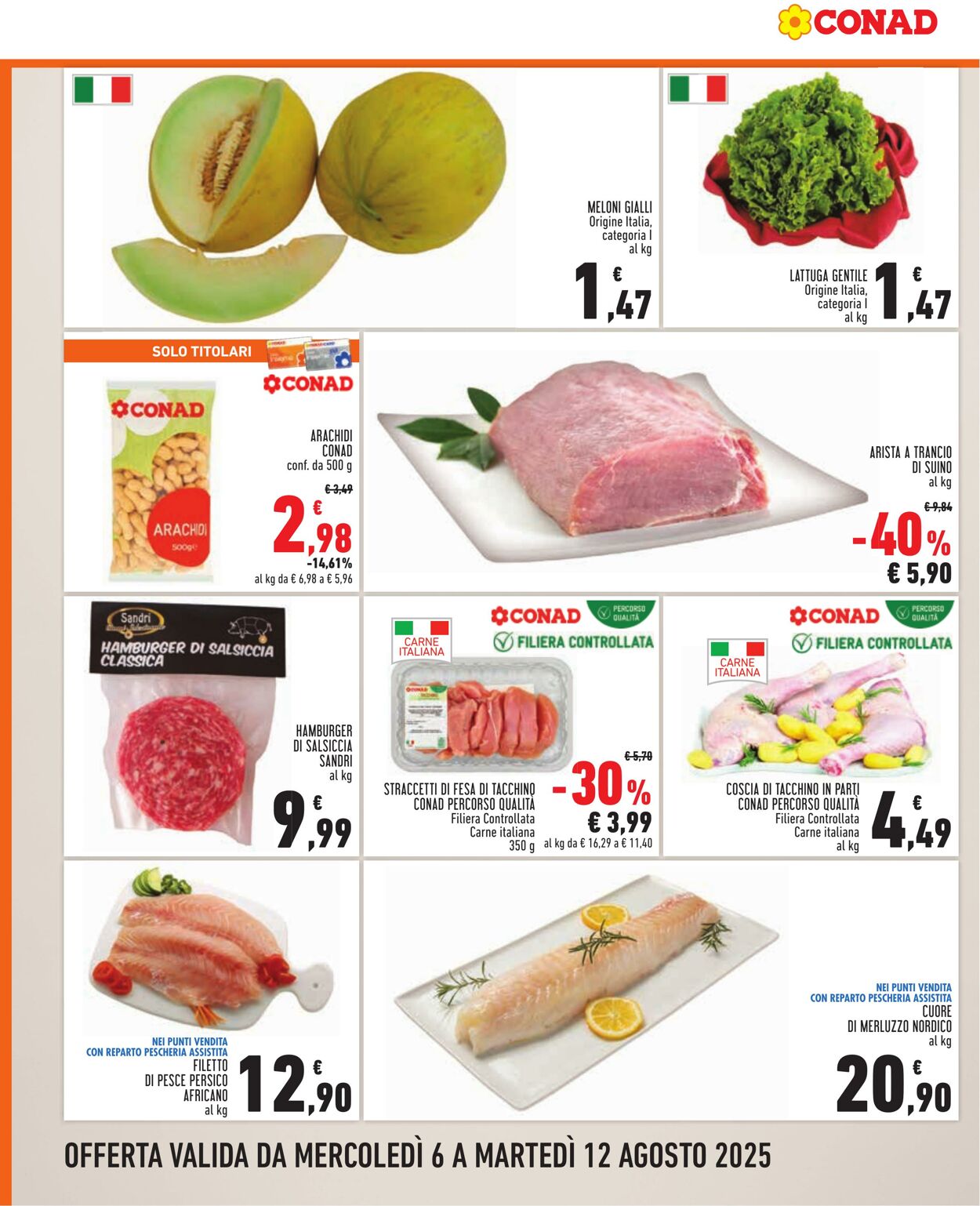 Volantino Conad 04.08.2025 - 04.08.2025