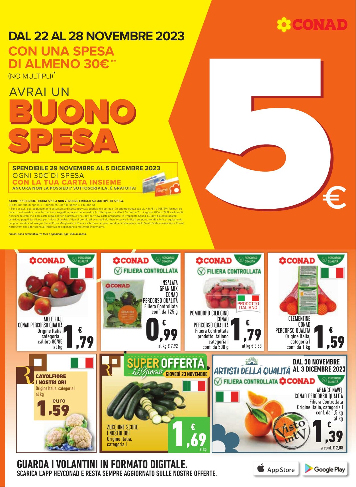 Volantino Conad 22.11.2023 - 30.11.2023