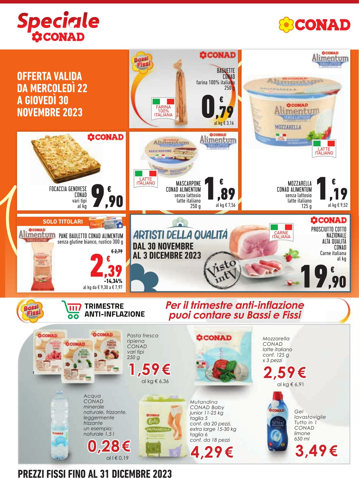 Volantino Conad 22.11.2023 - 30.11.2023