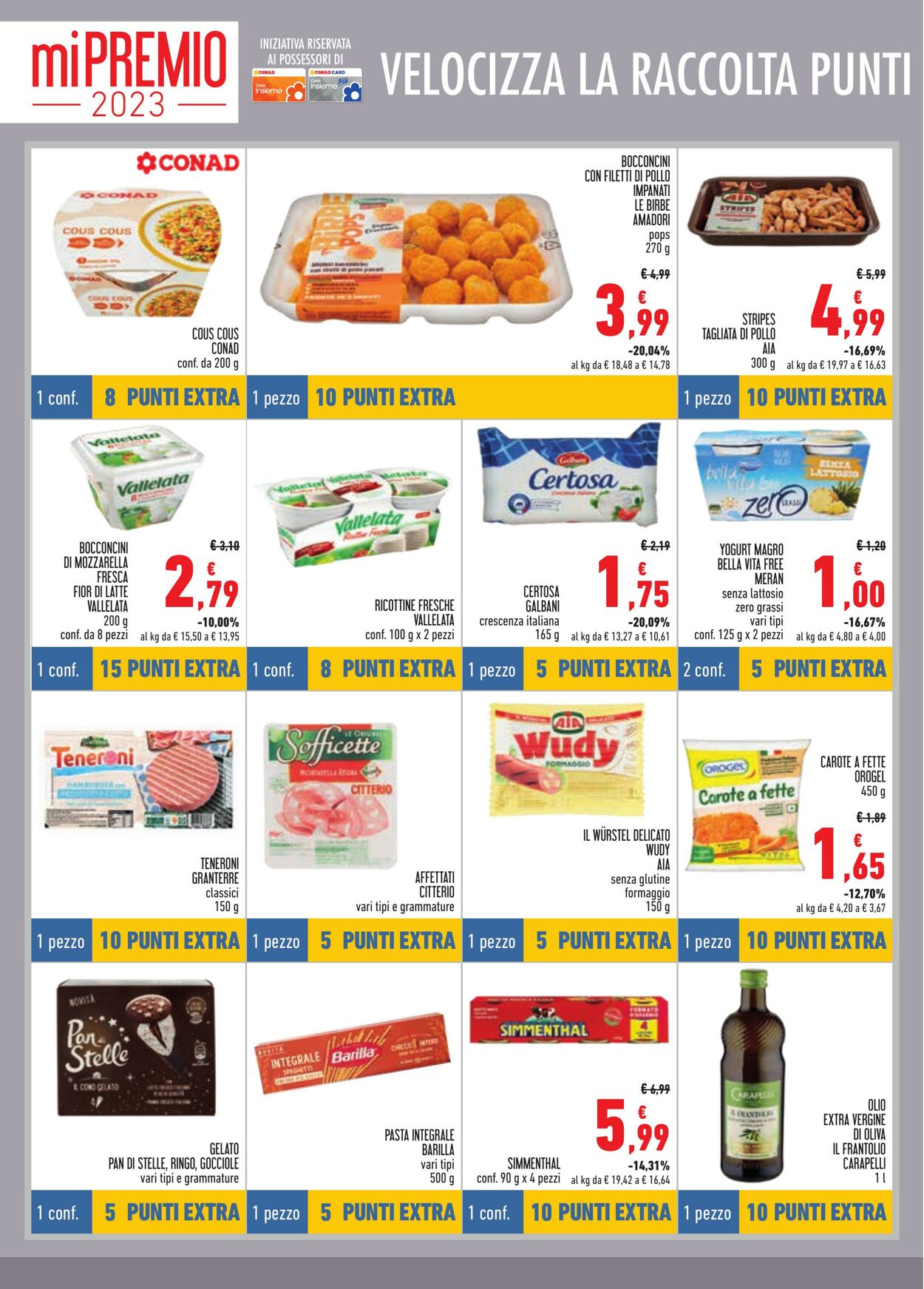 Volantino Conad 16.08.2023 - 12.09.2023