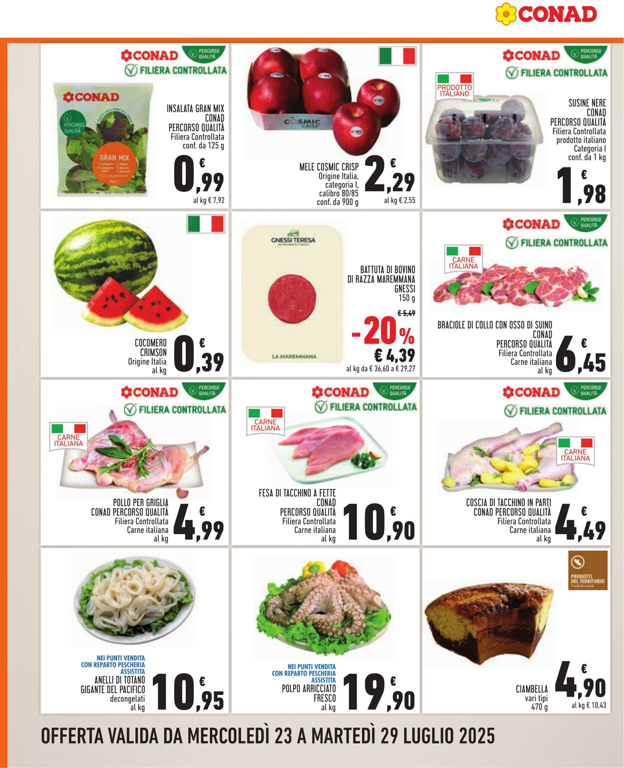 Volantino Conad 20.07.2025 - 20.07.2025