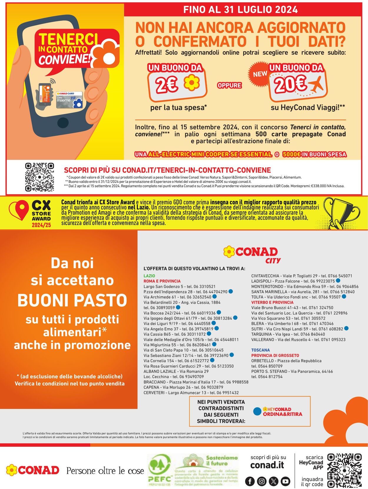 Volantino Conad 10.07.2024 - 23.07.2024