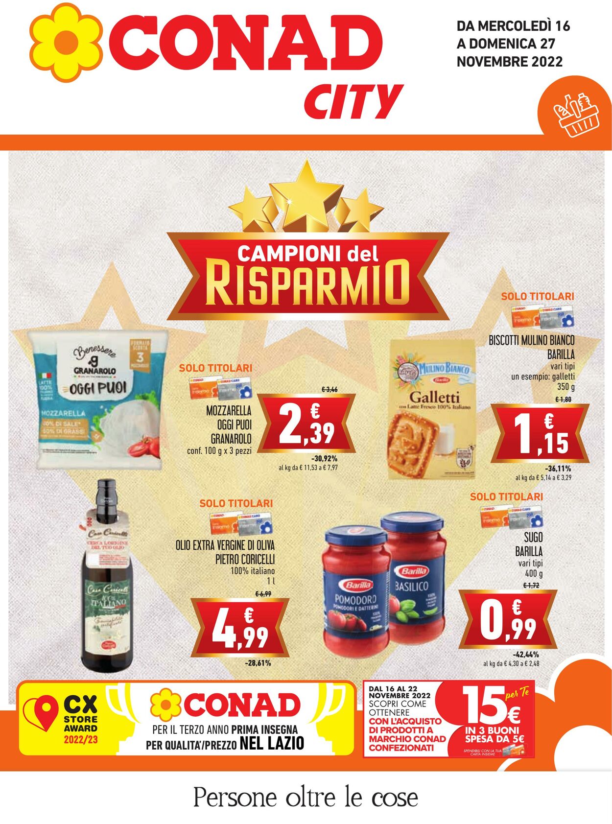 Volantino Conad 16.11.2022 - 27.11.2022