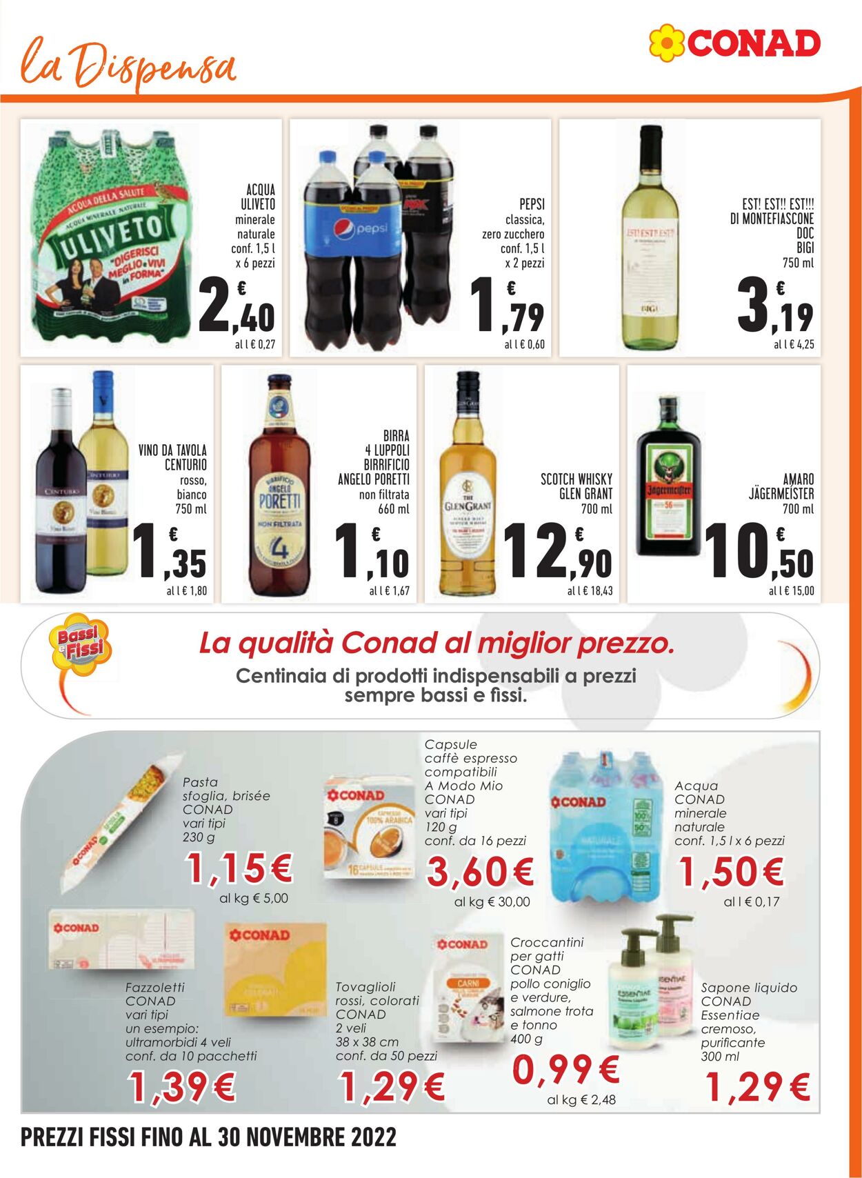 Volantino Conad 16.11.2022 - 27.11.2022