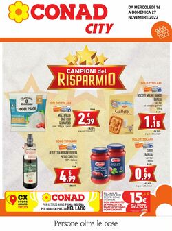 Volantino Conad 16.11.2022 - 27.11.2022