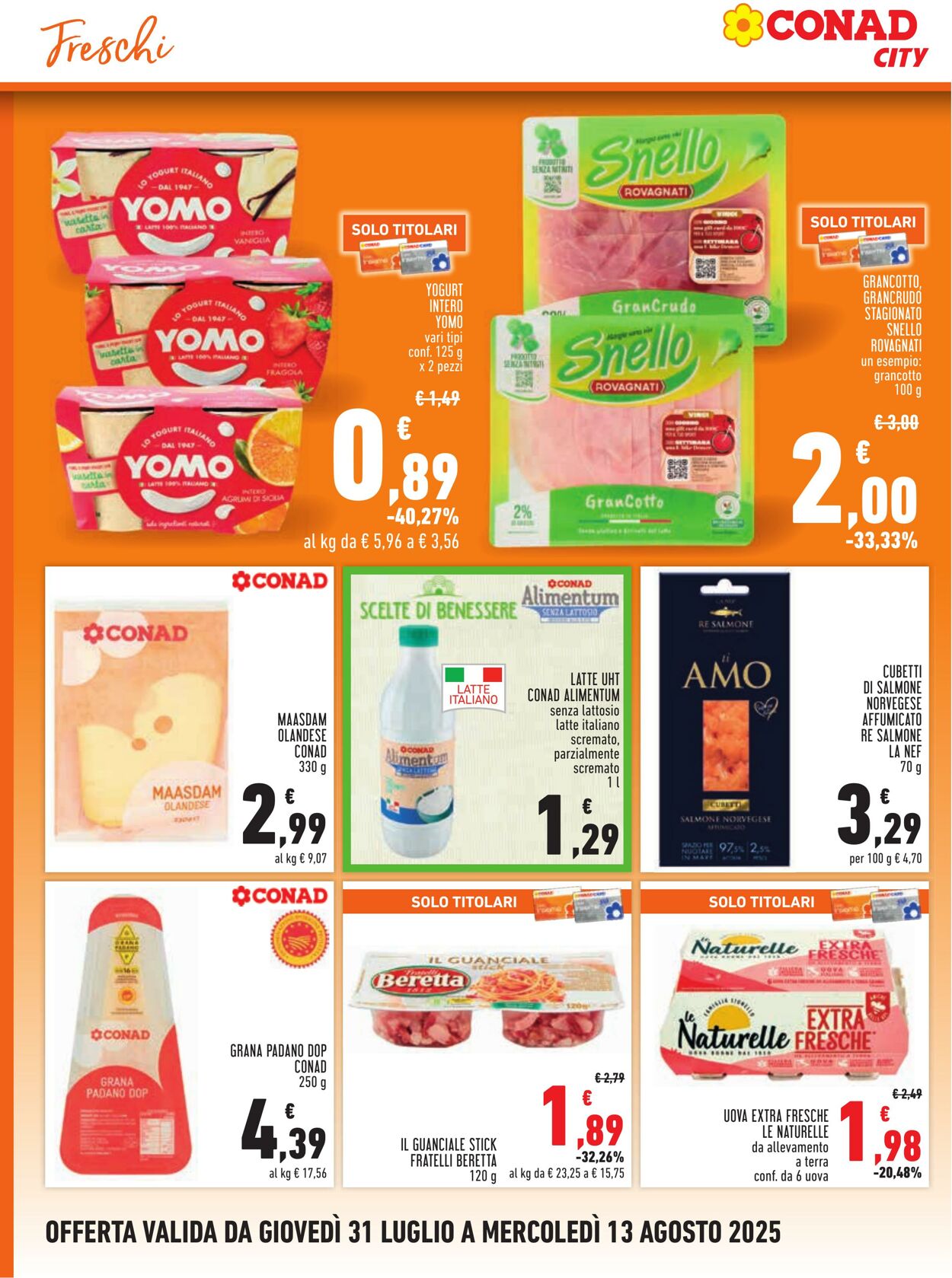 Volantino Conad 09.08.2025 - 09.08.2025