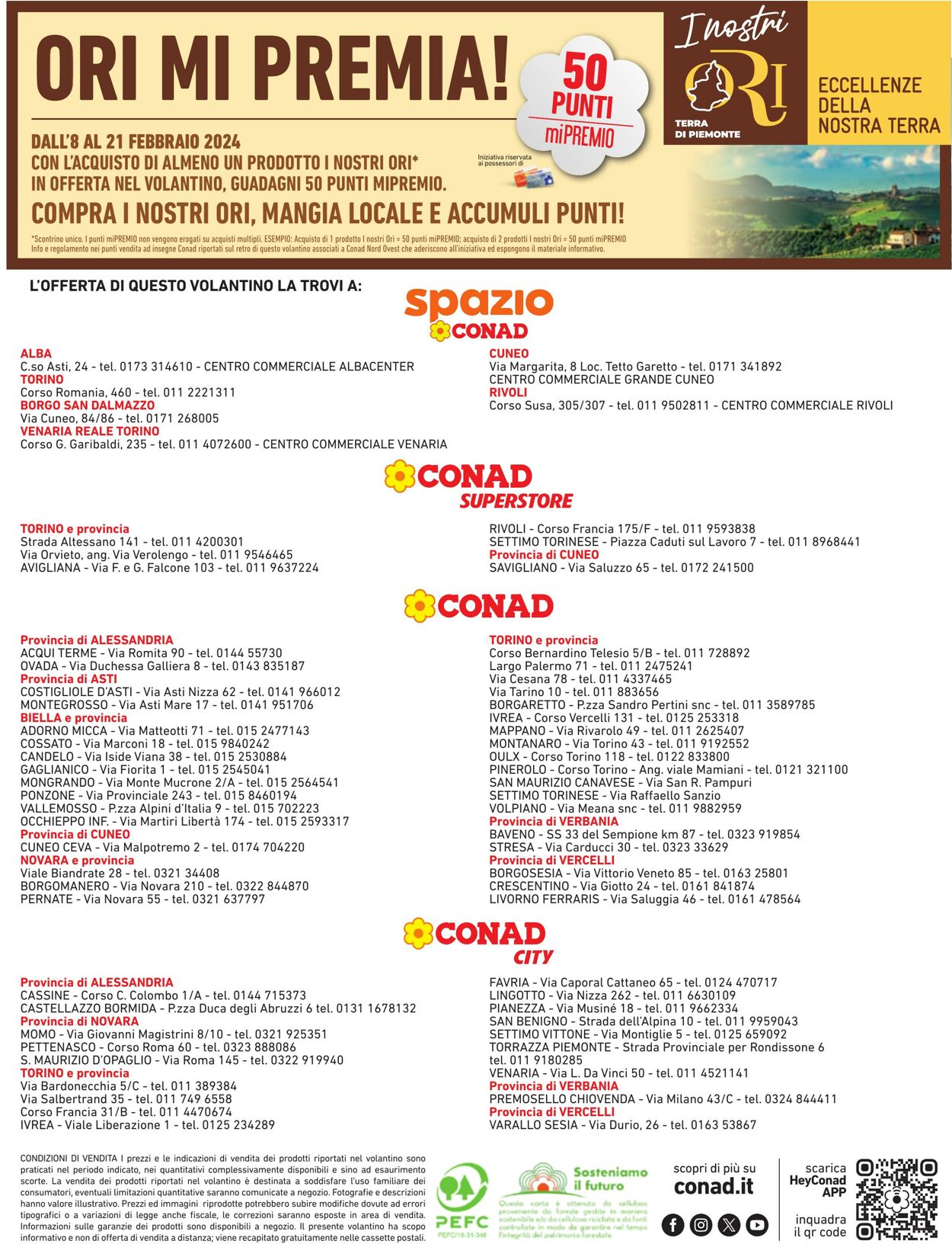 Volantino Conad 08.02.2024 - 21.02.2024