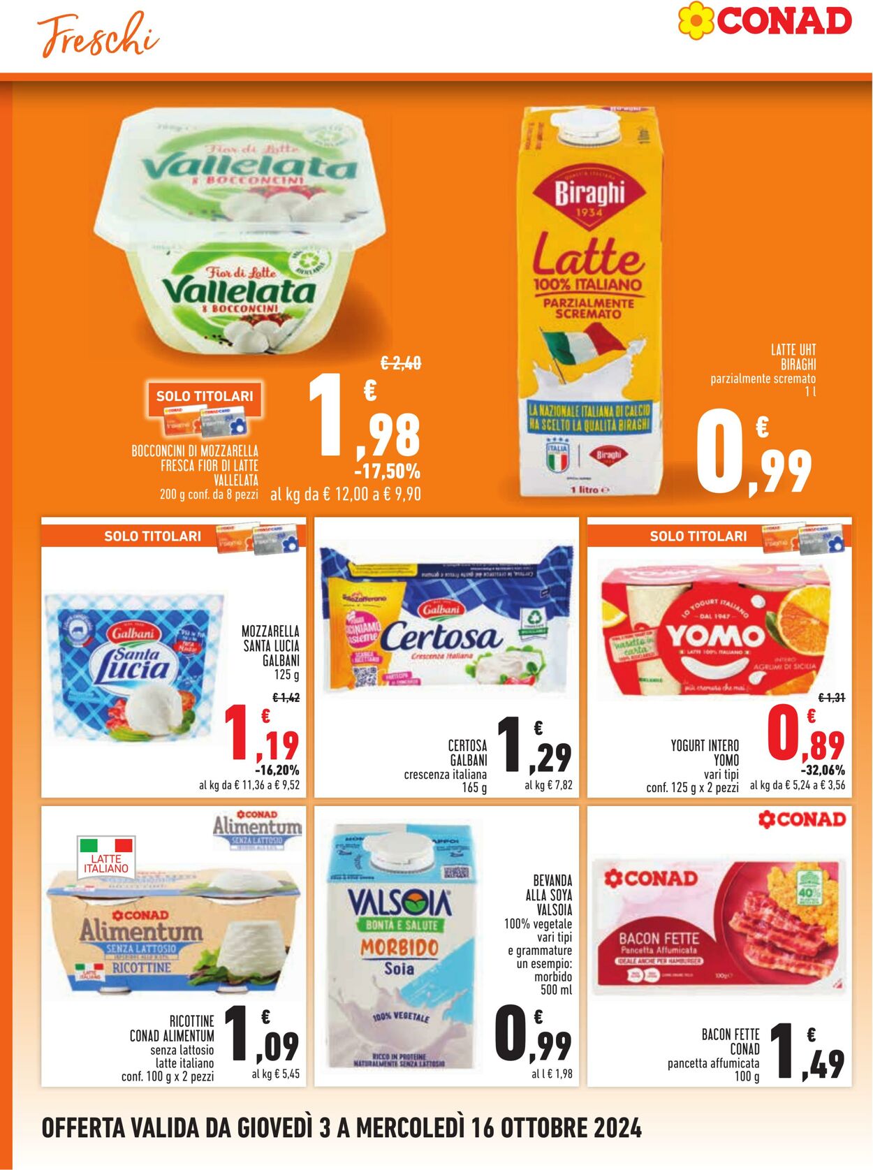 Volantino Conad 03.09.2024 - 16.10.2024