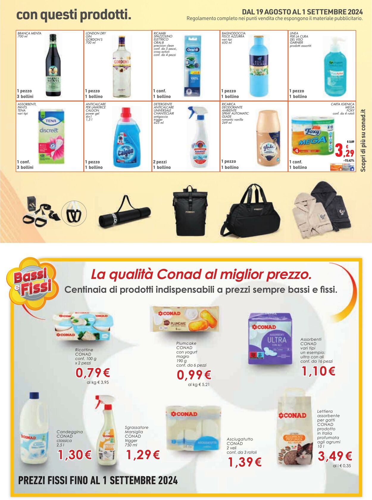 Volantino Conad 22.08.2024 - 04.09.2024