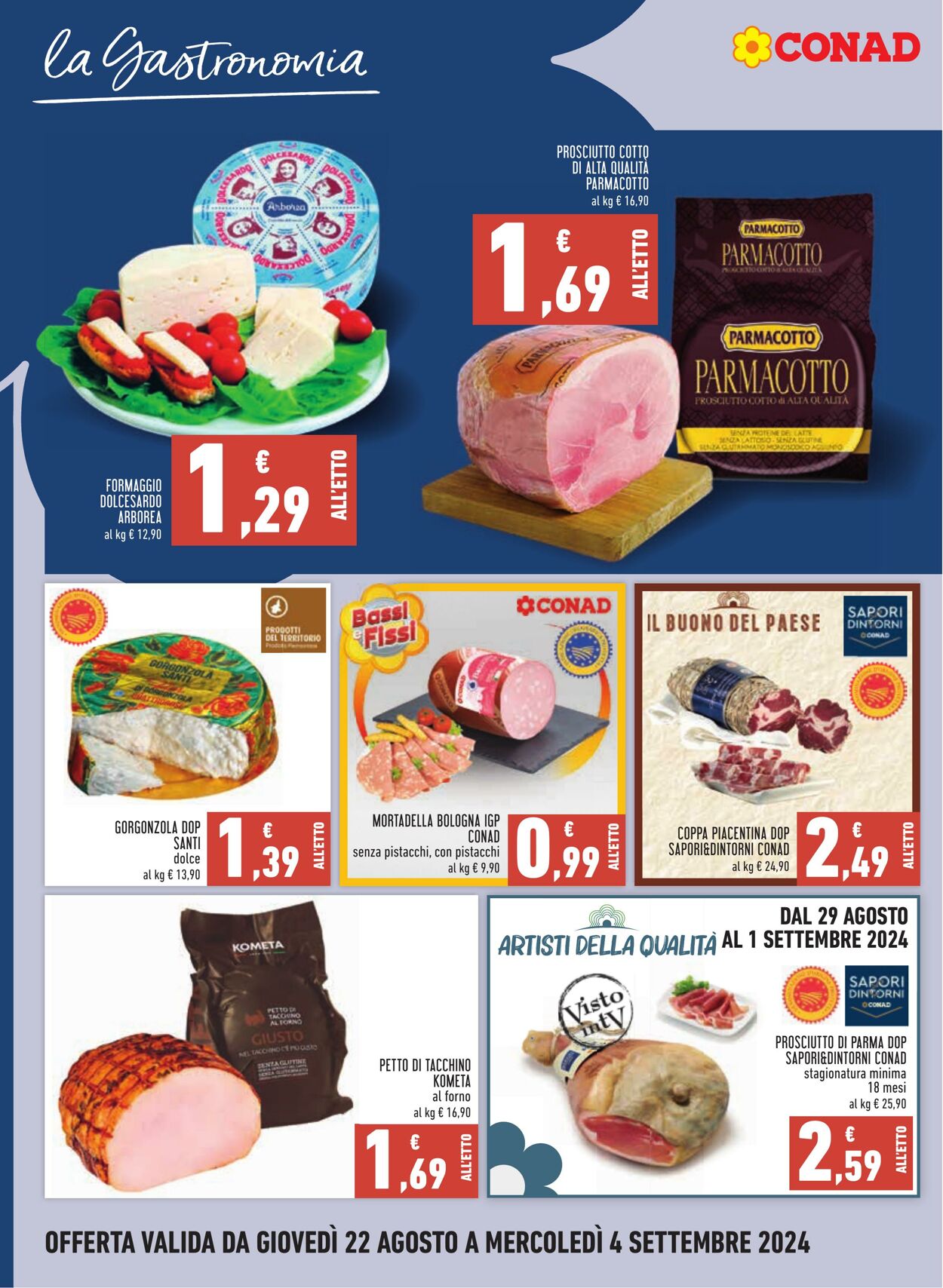 Volantino Conad 22.08.2024 - 04.09.2024