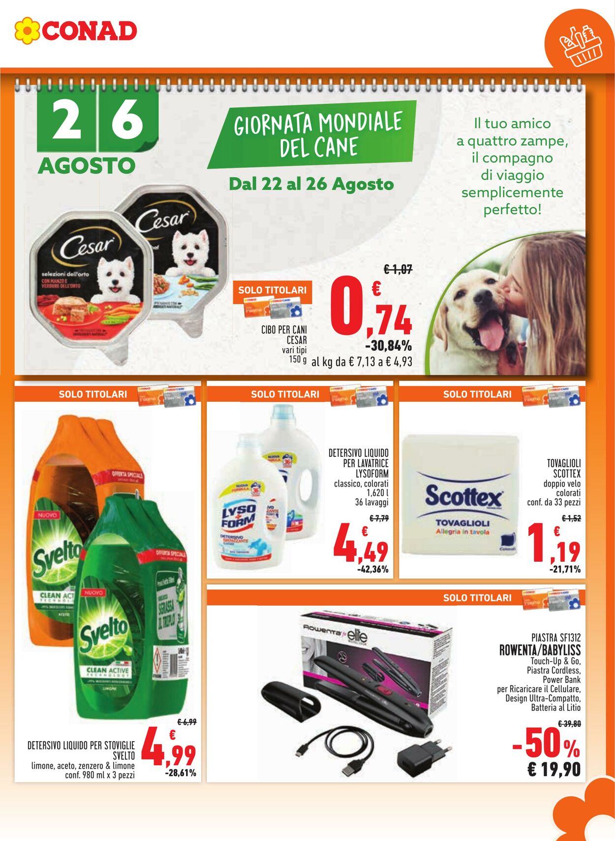 Volantino Conad 22.08.2024 - 04.09.2024