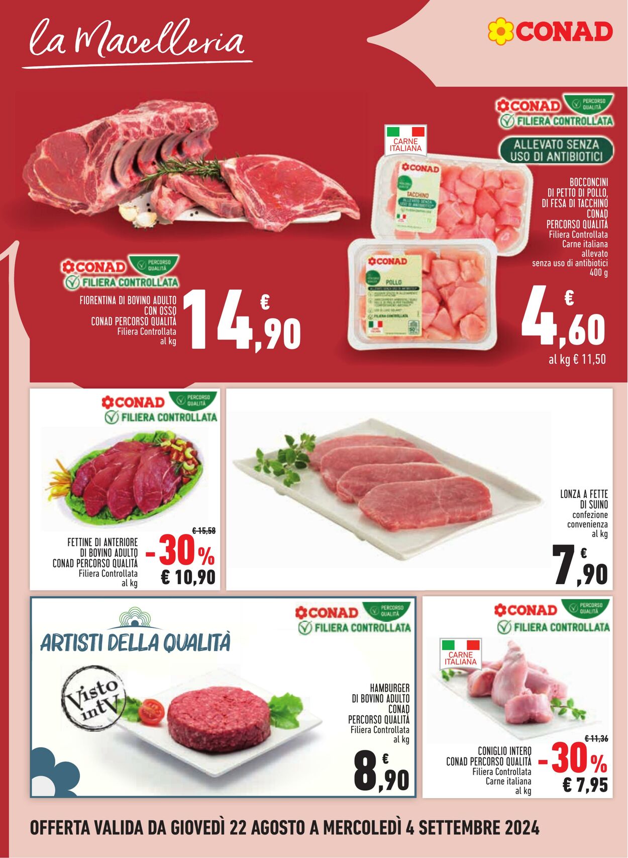 Volantino Conad 22.08.2024 - 04.09.2024