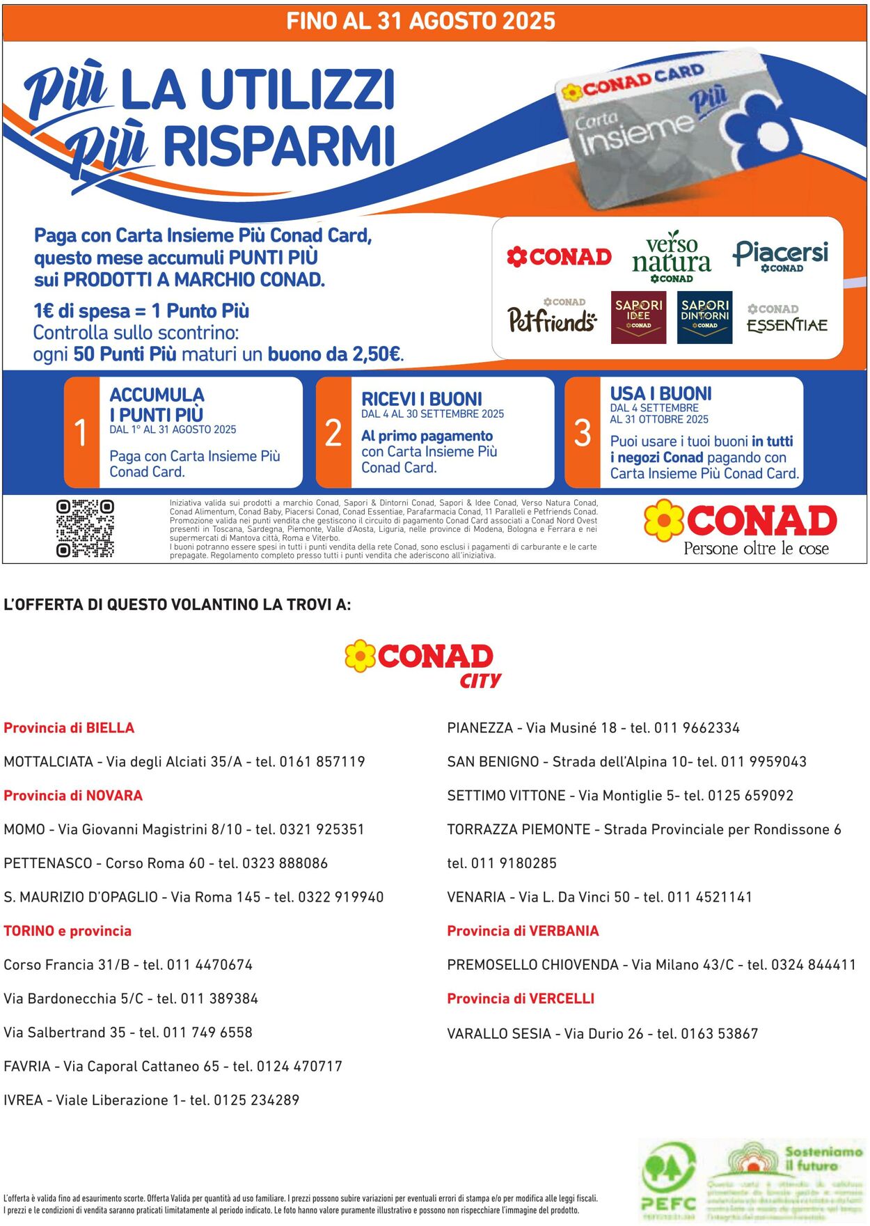 Volantino Conad 09.08.2025 - 09.08.2025