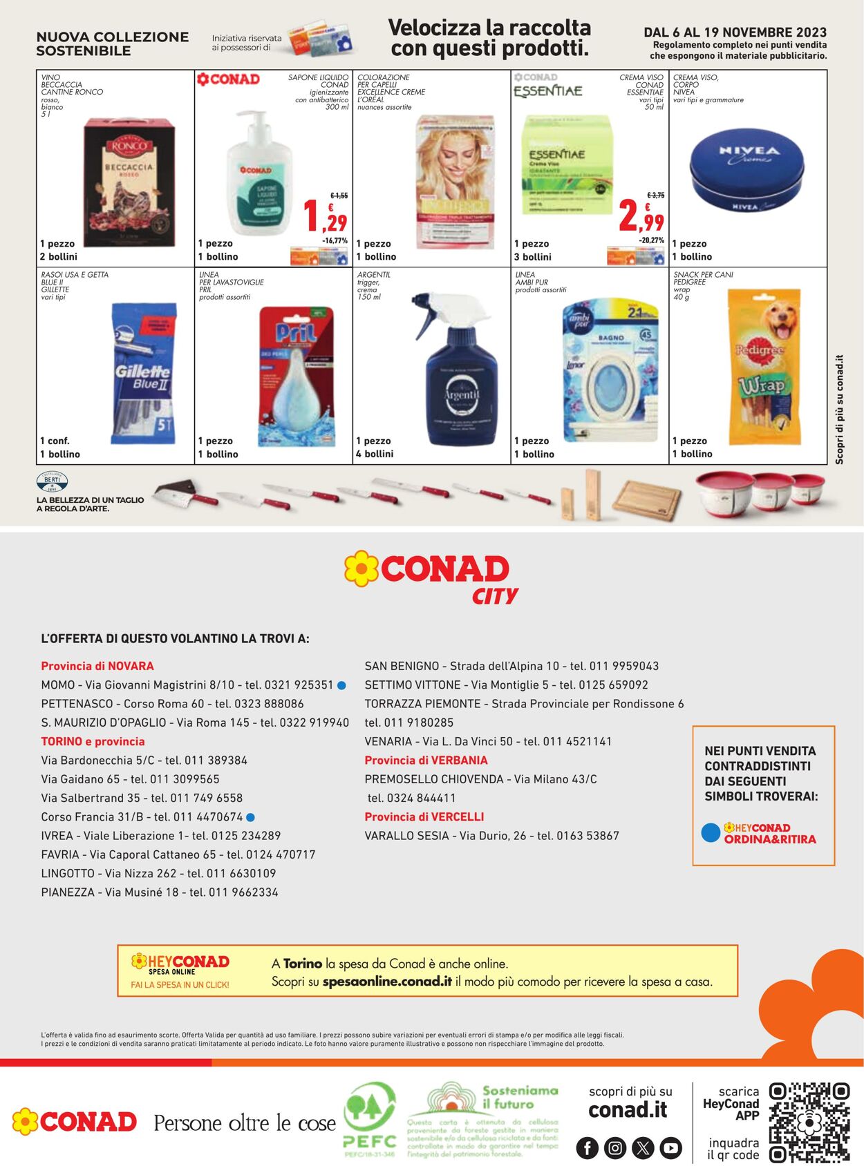 Volantino Conad 09.11.2023 - 18.11.2023