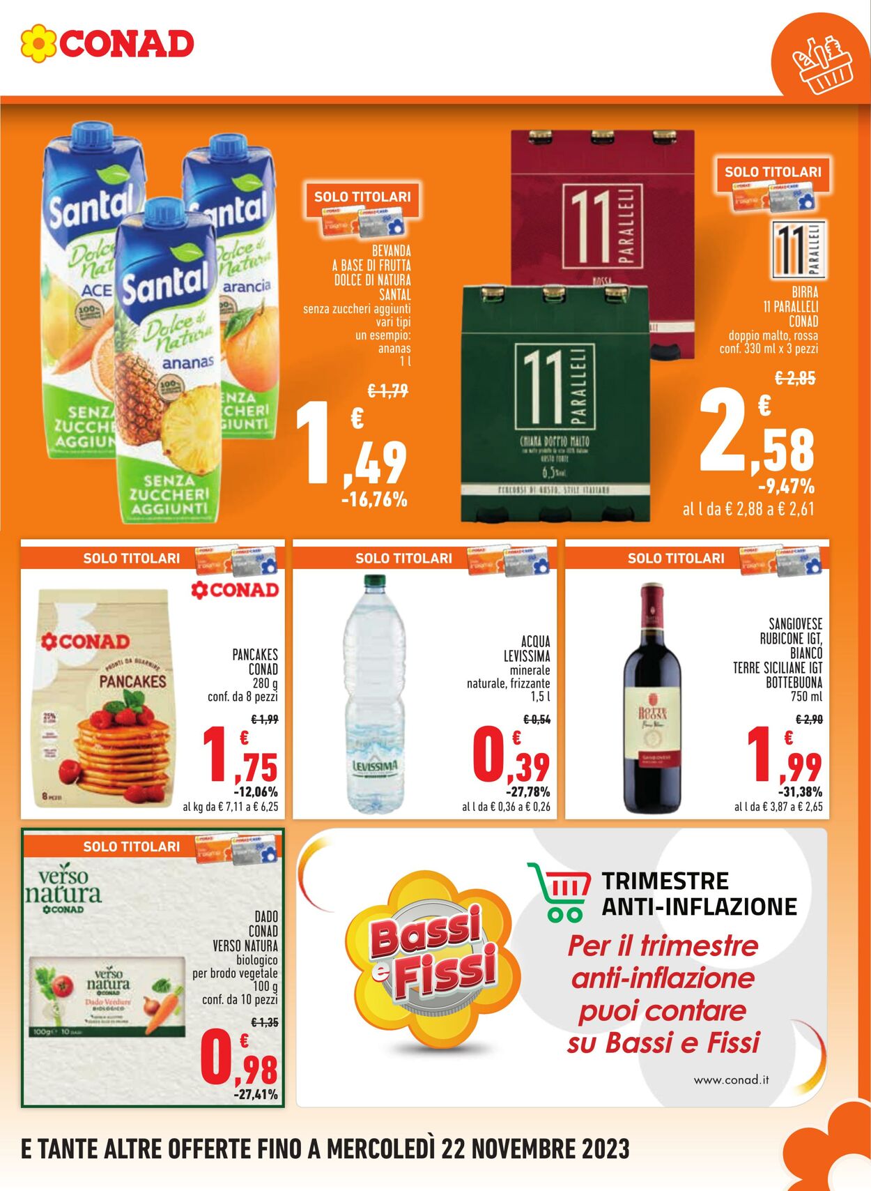 Volantino Conad 09.11.2023 - 18.11.2023