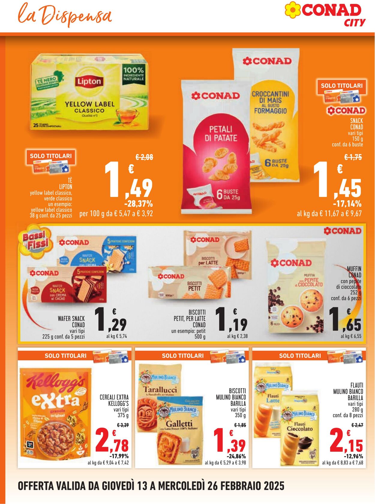 Volantino Conad 13.02.2025 - 26.02.2025