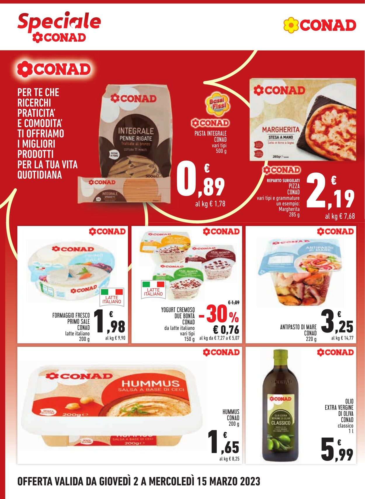 Volantino Conad 02.03.2023 - 15.03.2023