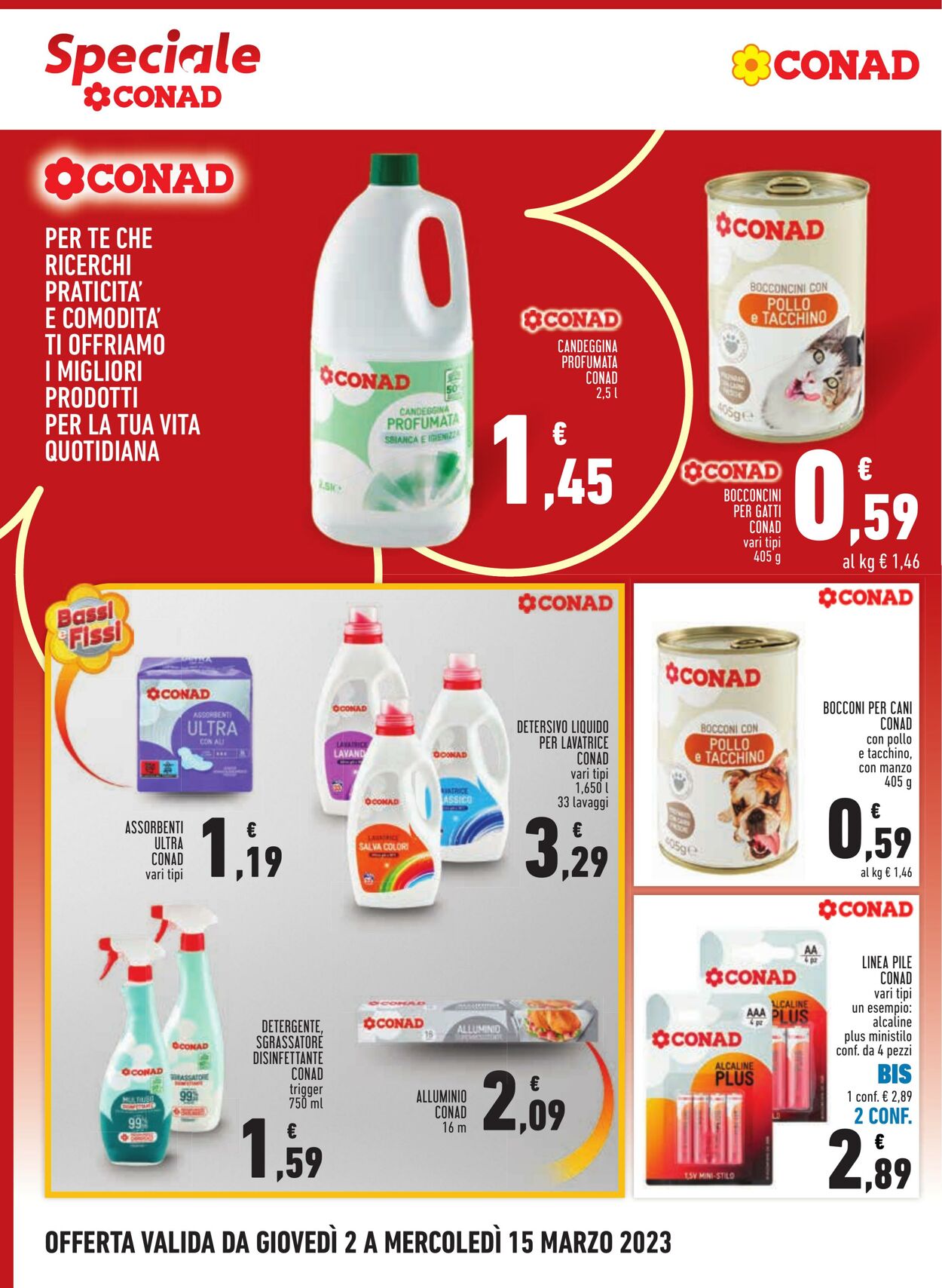 Volantino Conad 02.03.2023 - 15.03.2023