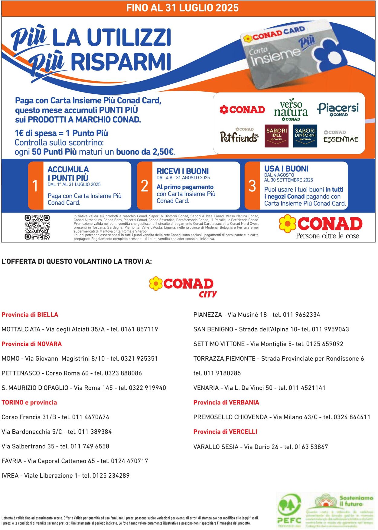 Volantino Conad 30.07.2025 - 30.07.2025