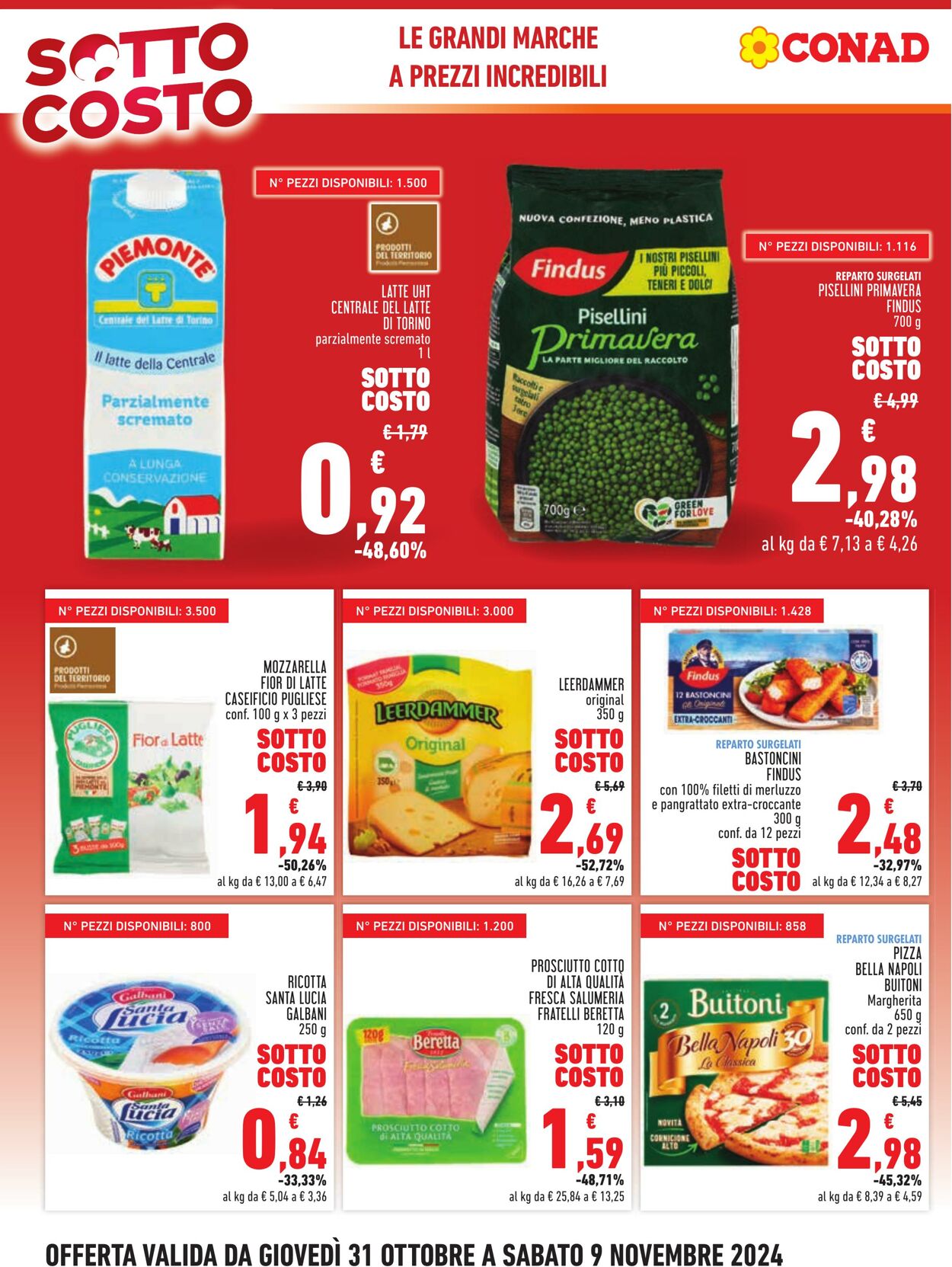 Volantino Conad 31.10.2024 - 13.11.2024