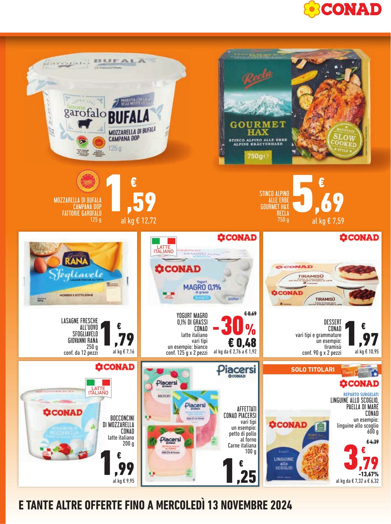 Volantino Conad 31.10.2024 - 13.11.2024