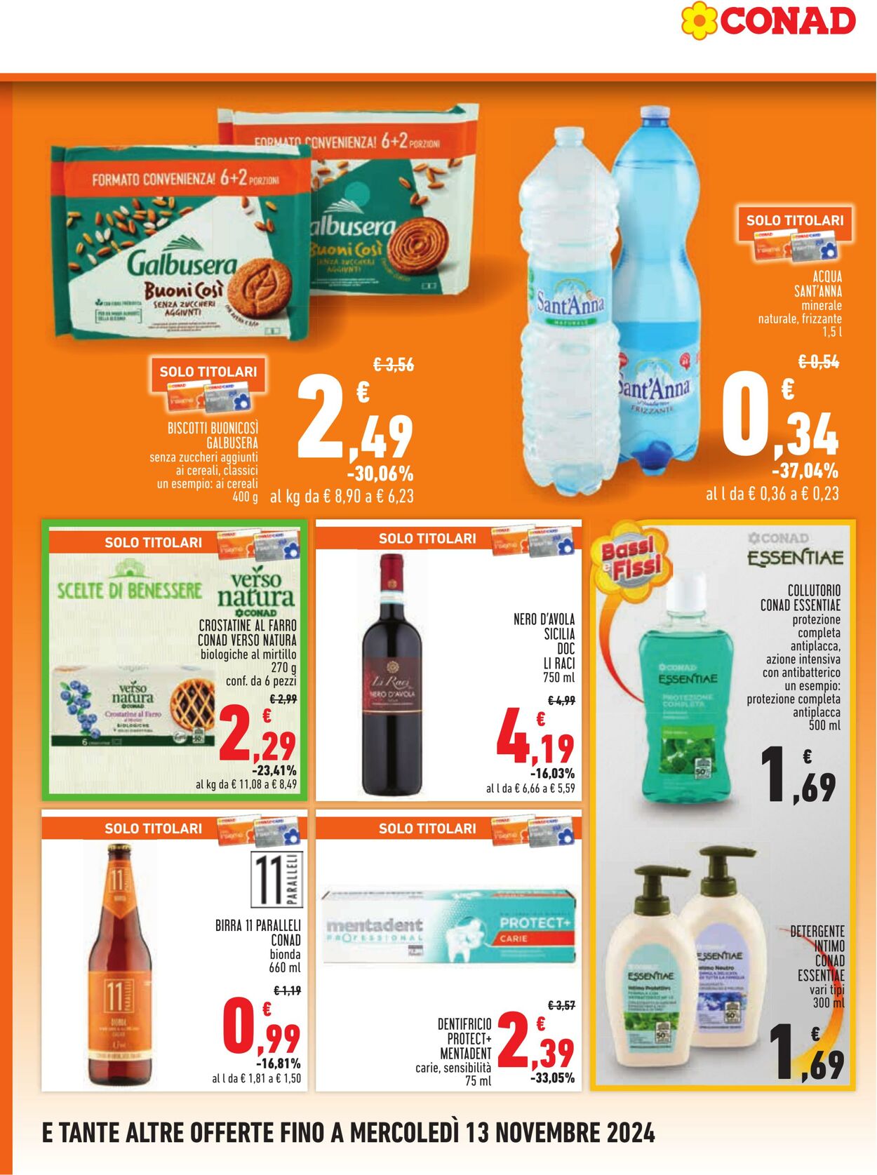 Volantino Conad 31.10.2024 - 13.11.2024