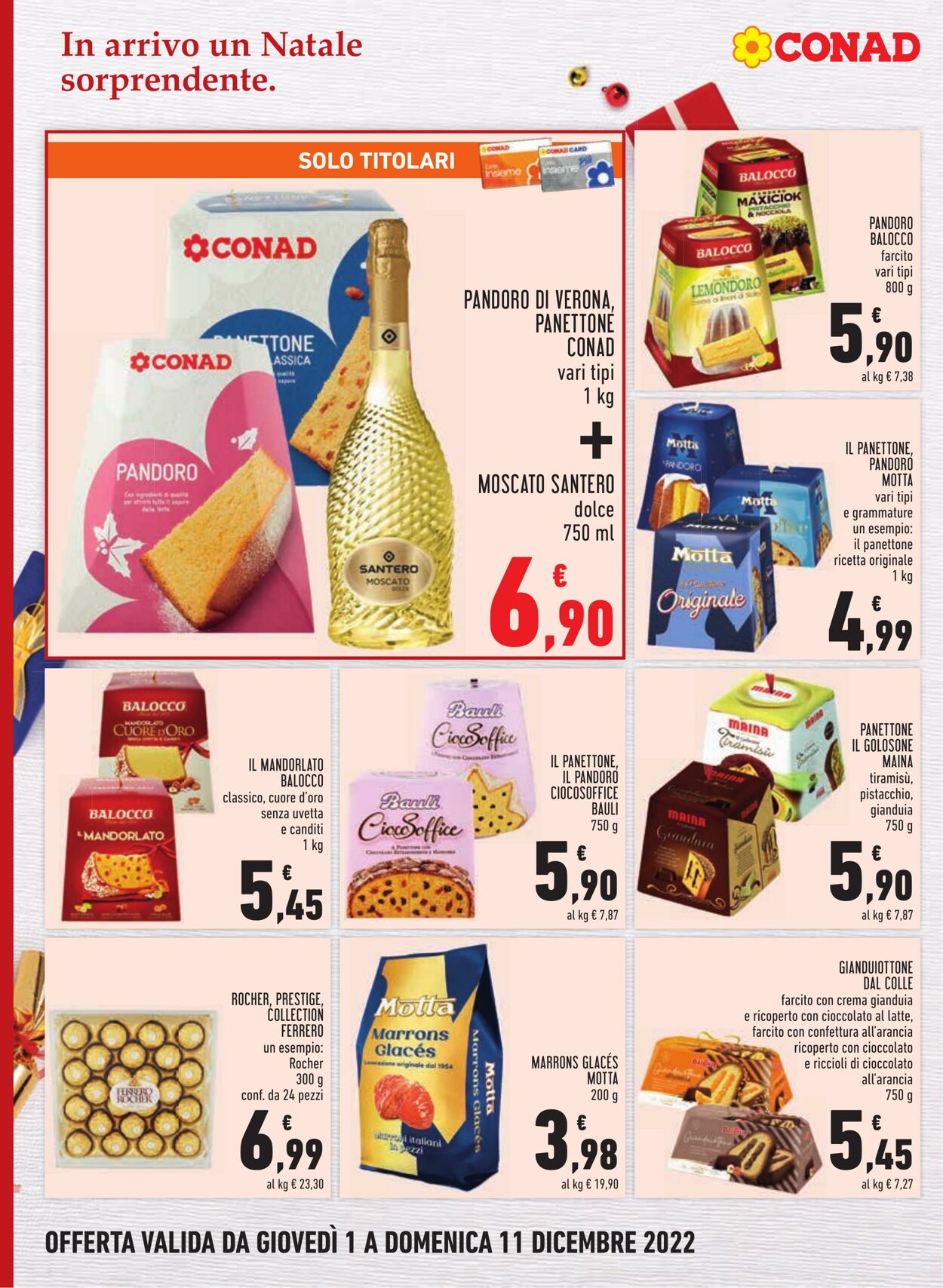 Volantino Conad 01.12.2022 - 11.12.2022