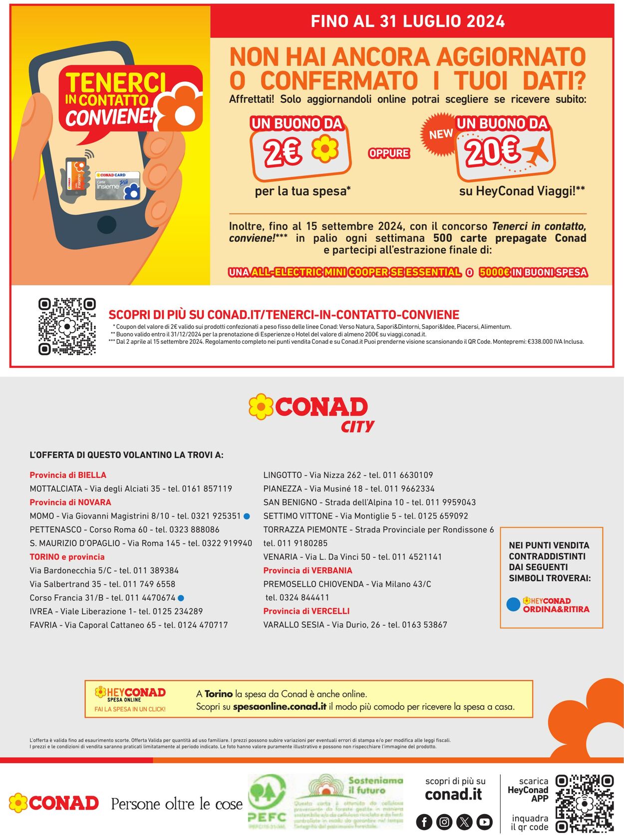 Volantino Conad 11.07.2024 - 24.07.2024