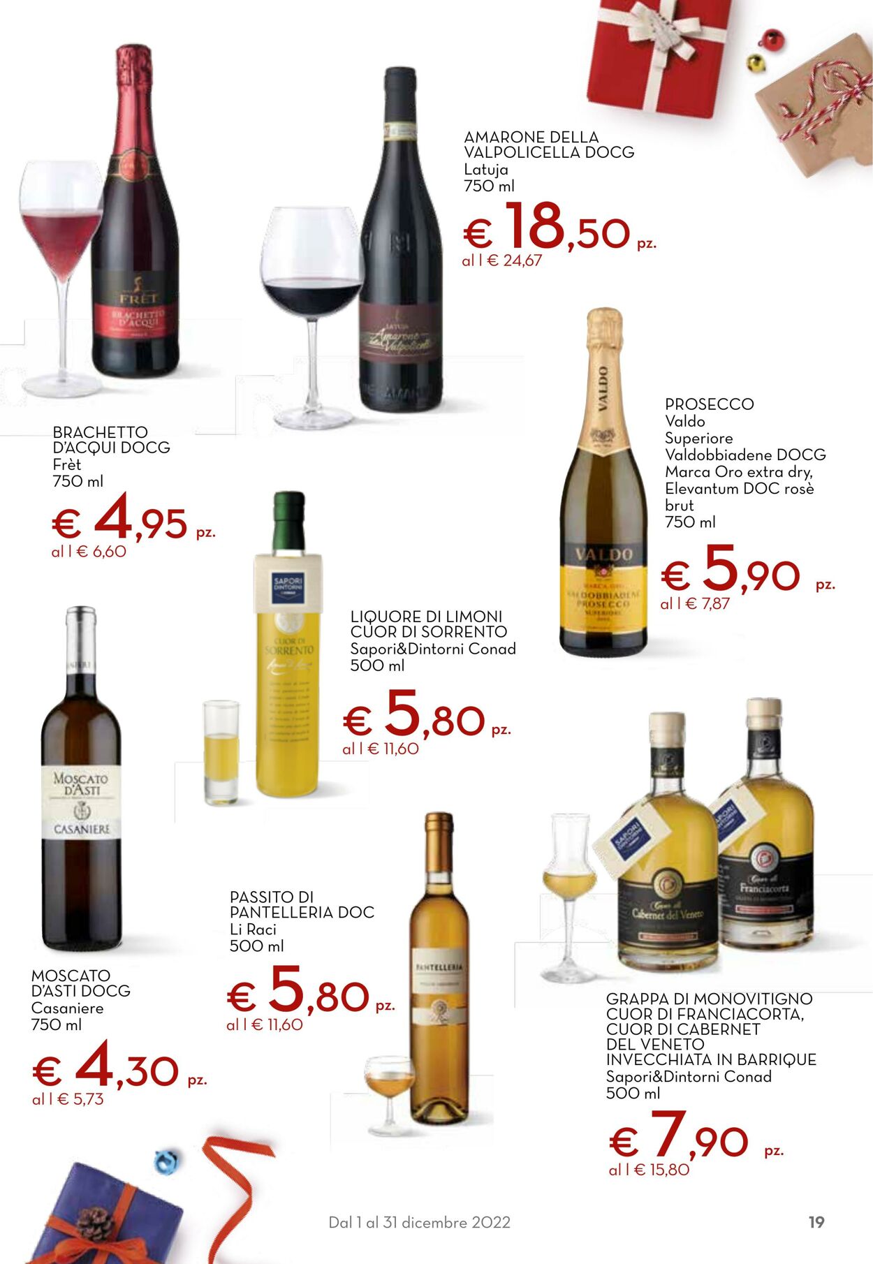 Conad Volantino Promozionale - Natale 2023 - Valido da 01.11 a 31.12 -  Pagina N. 19 