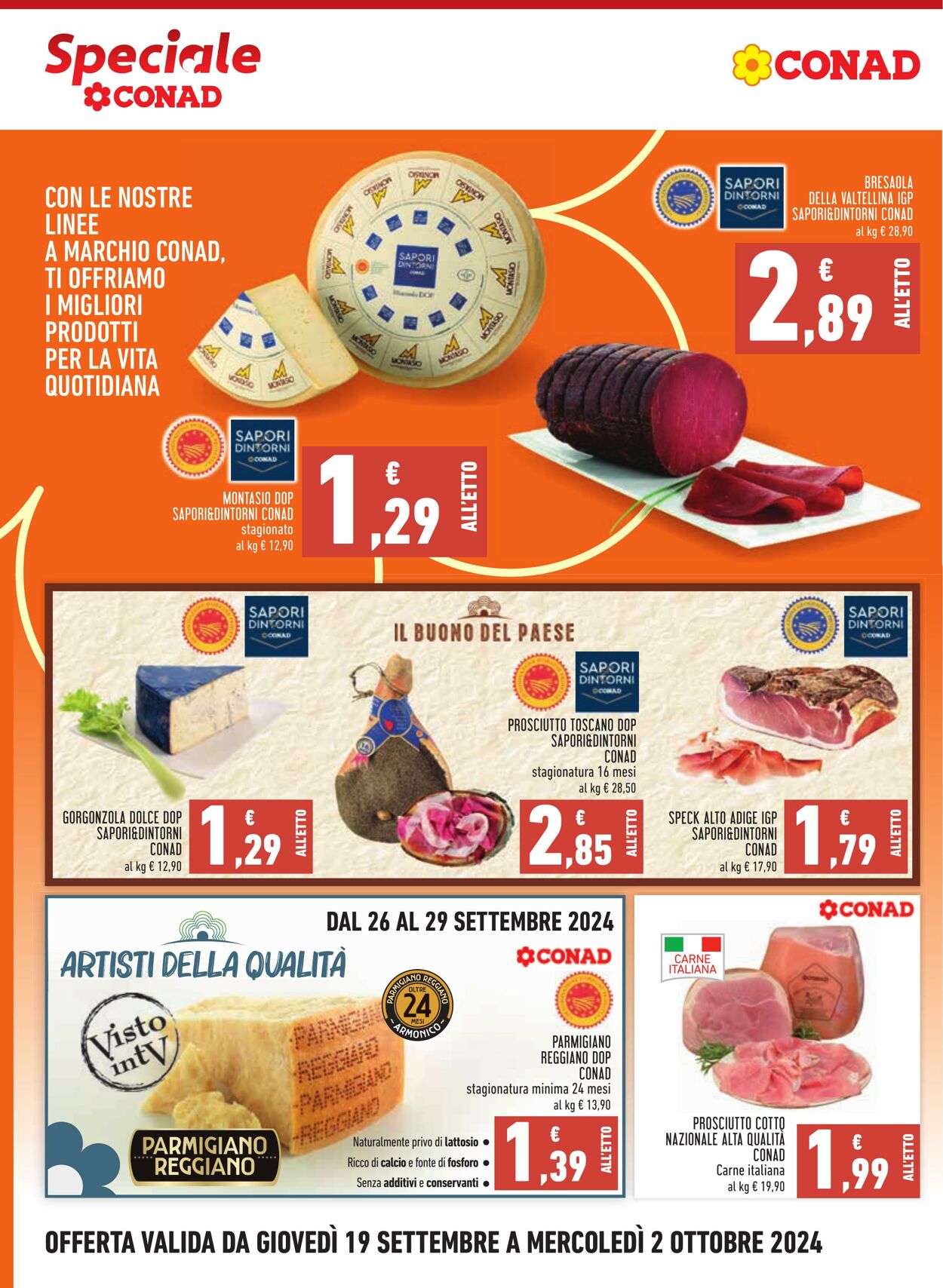 Volantino Conad 19.09.2024 - 02.10.2024