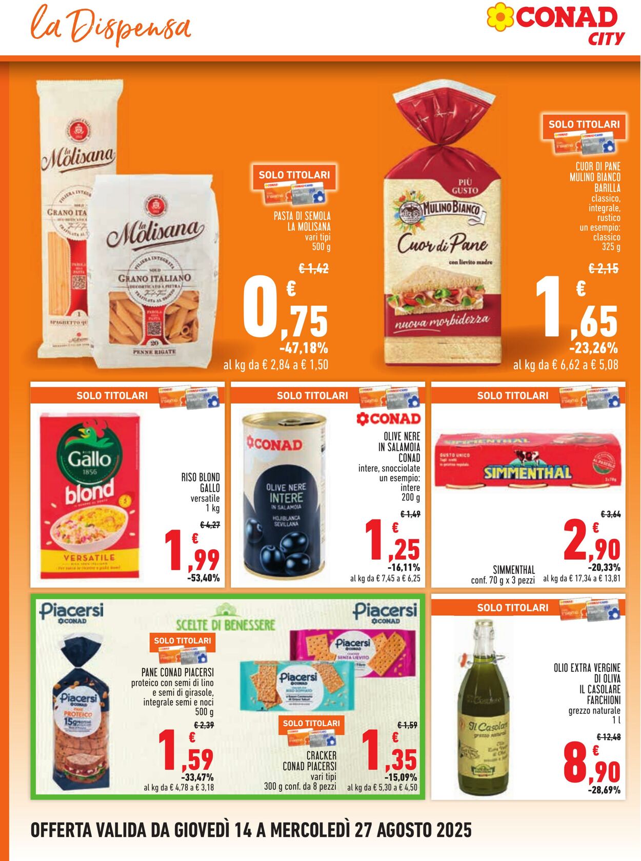 Volantino Conad 14.08.2025 - 14.08.2025