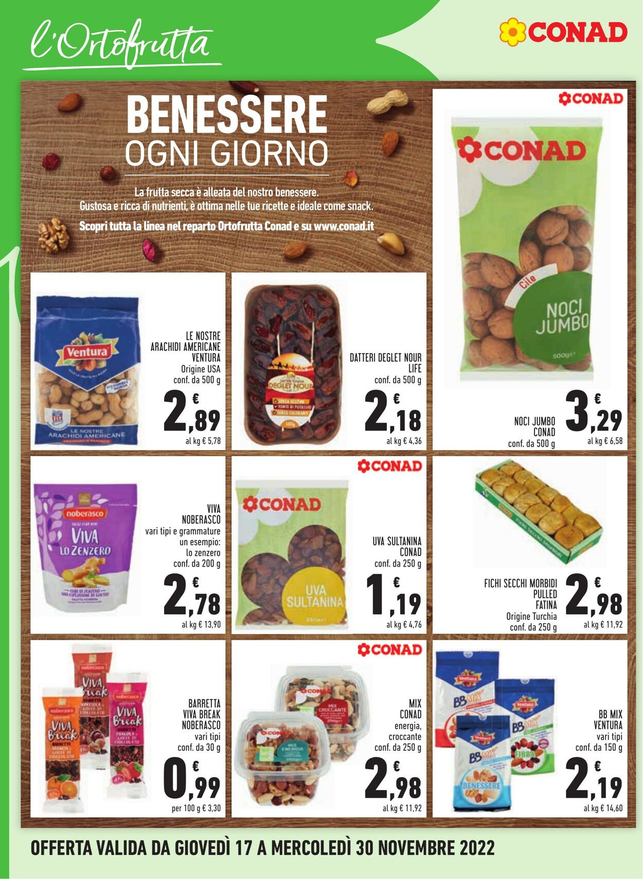 Volantino Conad 17.11.2022 - 30.11.2022