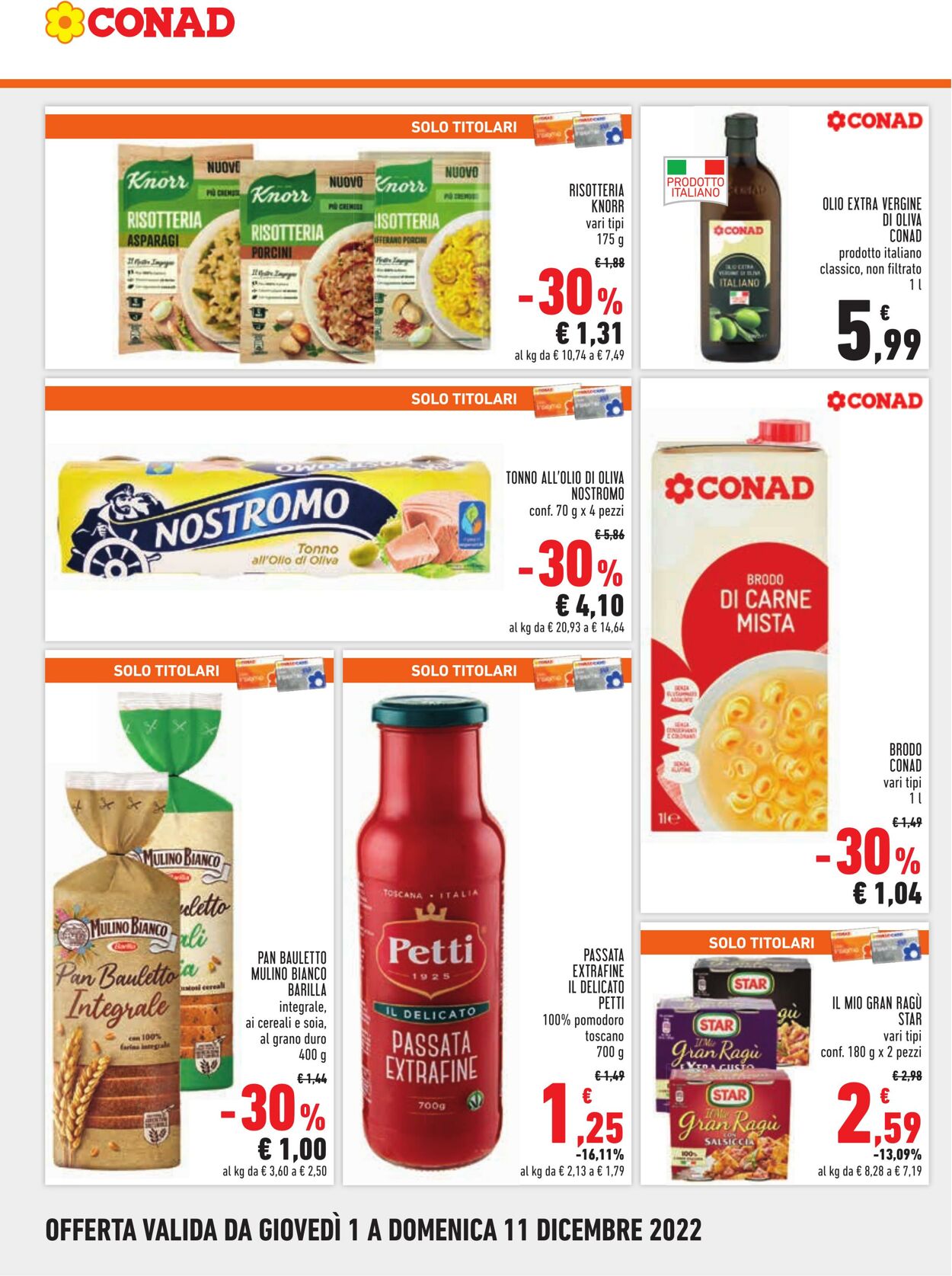 Volantino Conad 01.11.2022 - 11.12.2022