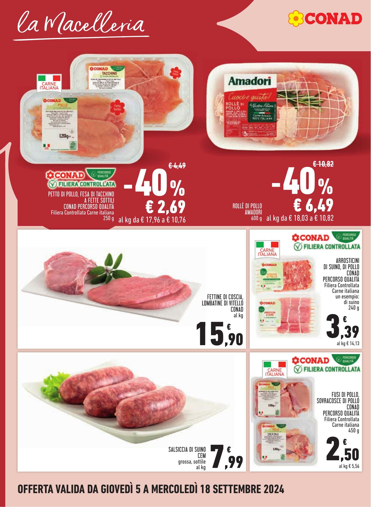 Volantino Conad 05.08.2024 - 18.09.2024