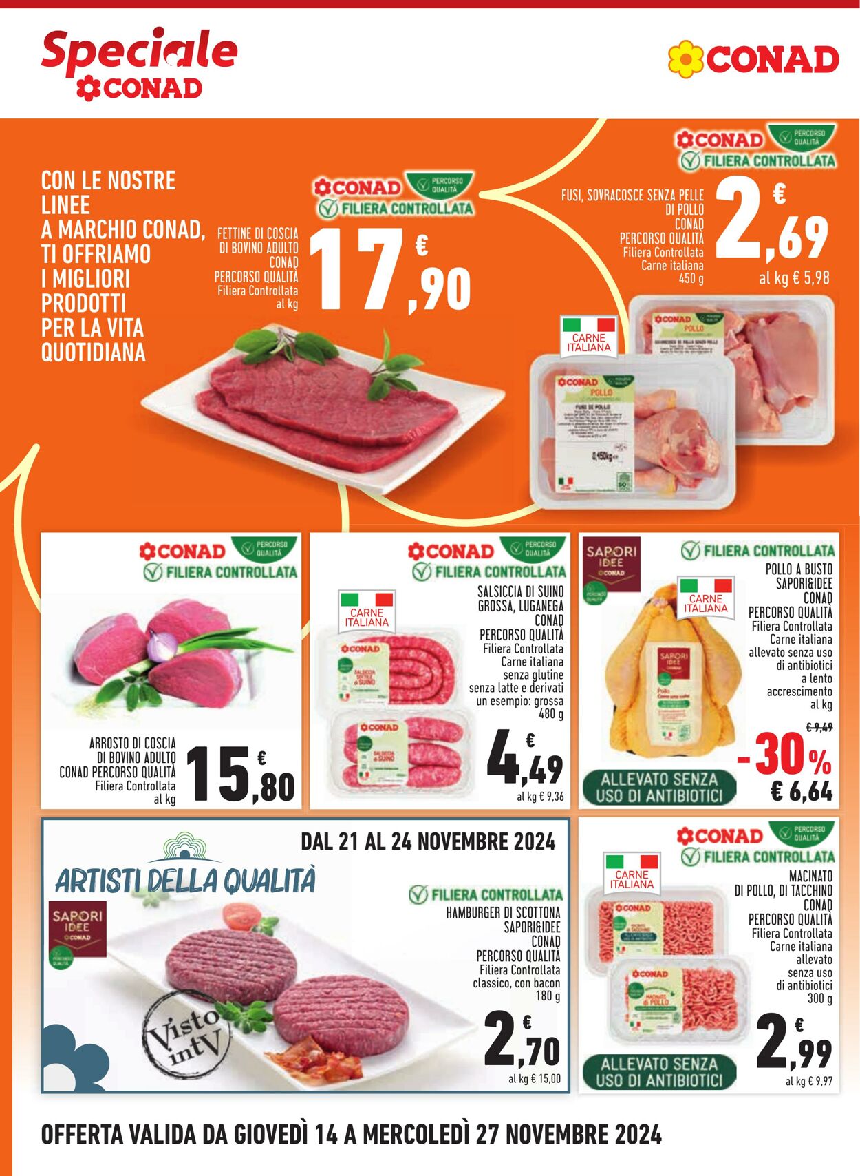 Volantino Conad 14.11.2024 - 27.11.2024