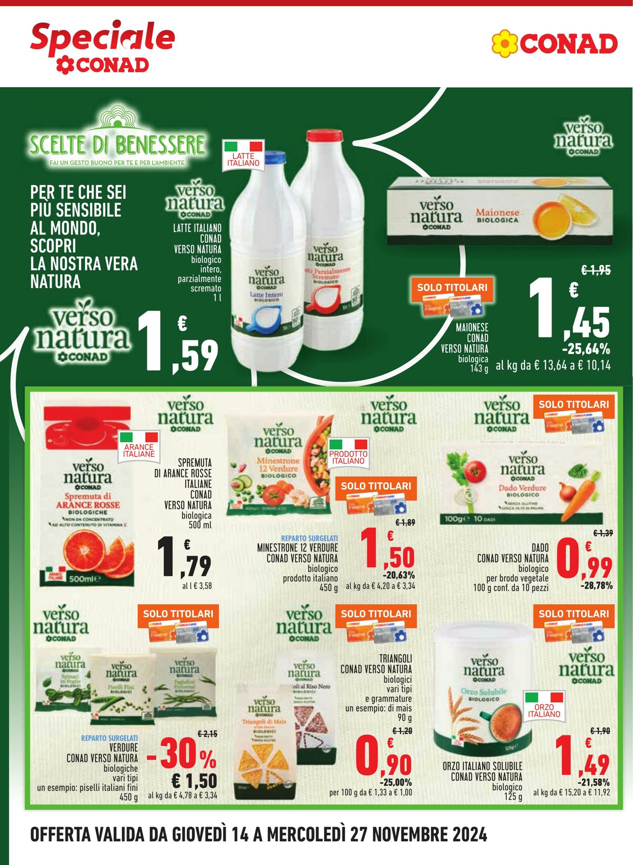 Volantino Conad 14.11.2024 - 27.11.2024