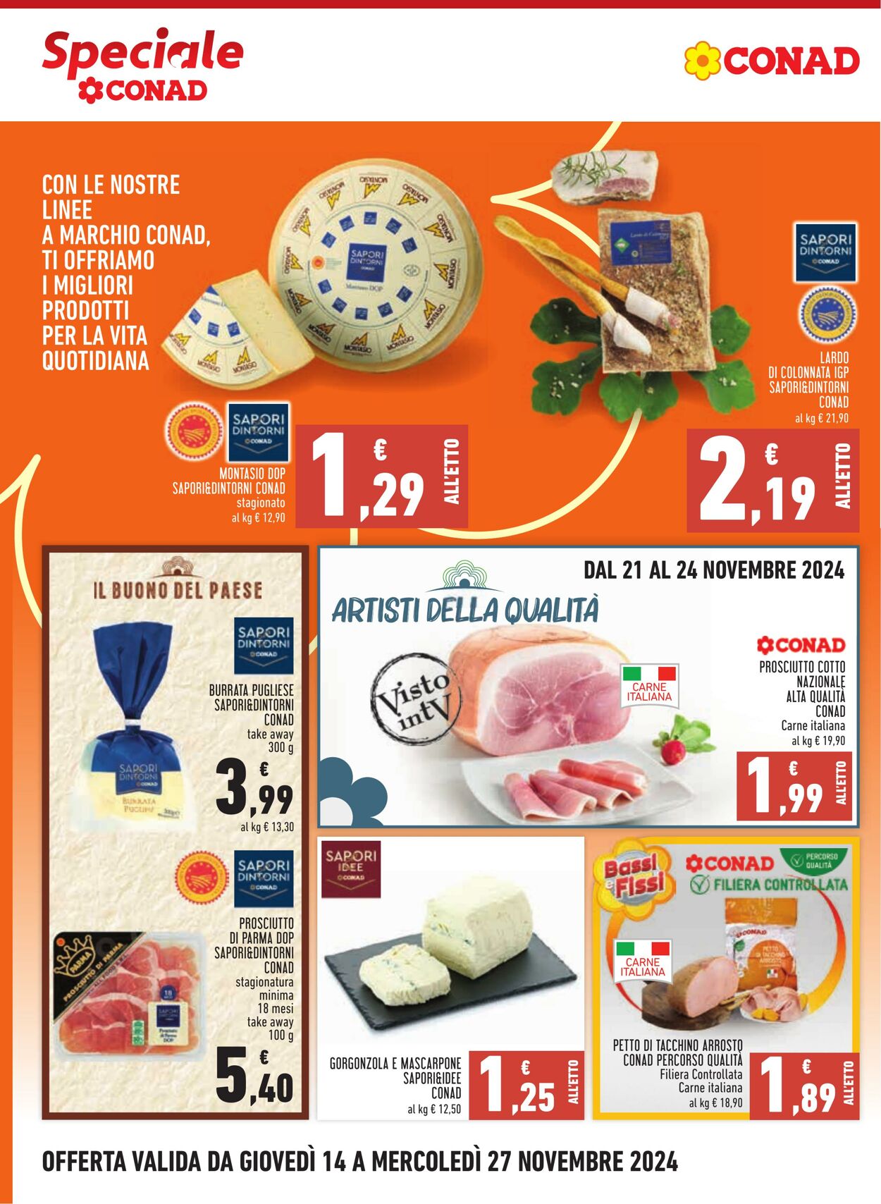 Volantino Conad 14.11.2024 - 27.11.2024