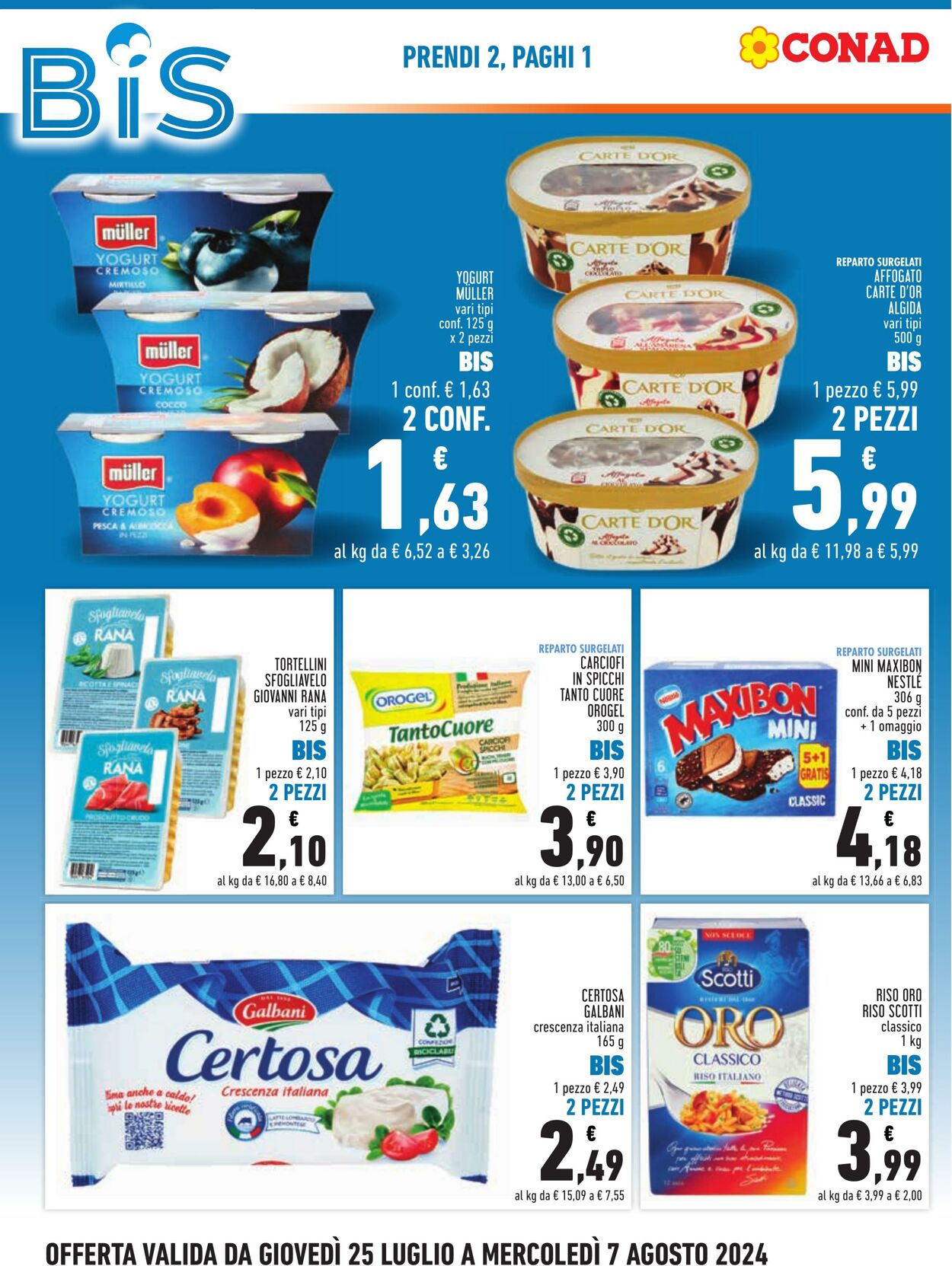 Volantino Conad 25.07.2024 - 07.08.2024