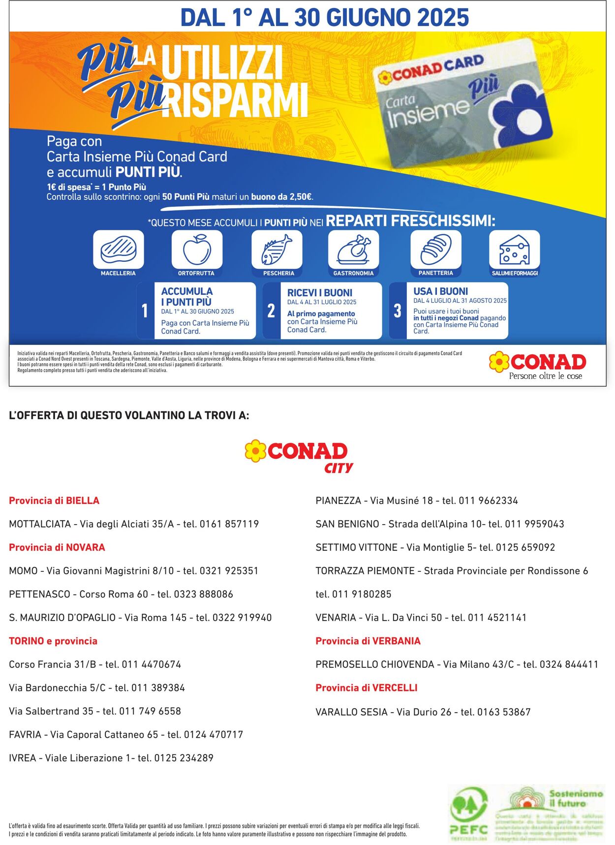 Volantino Conad 20.06.2025 - 20.06.2025