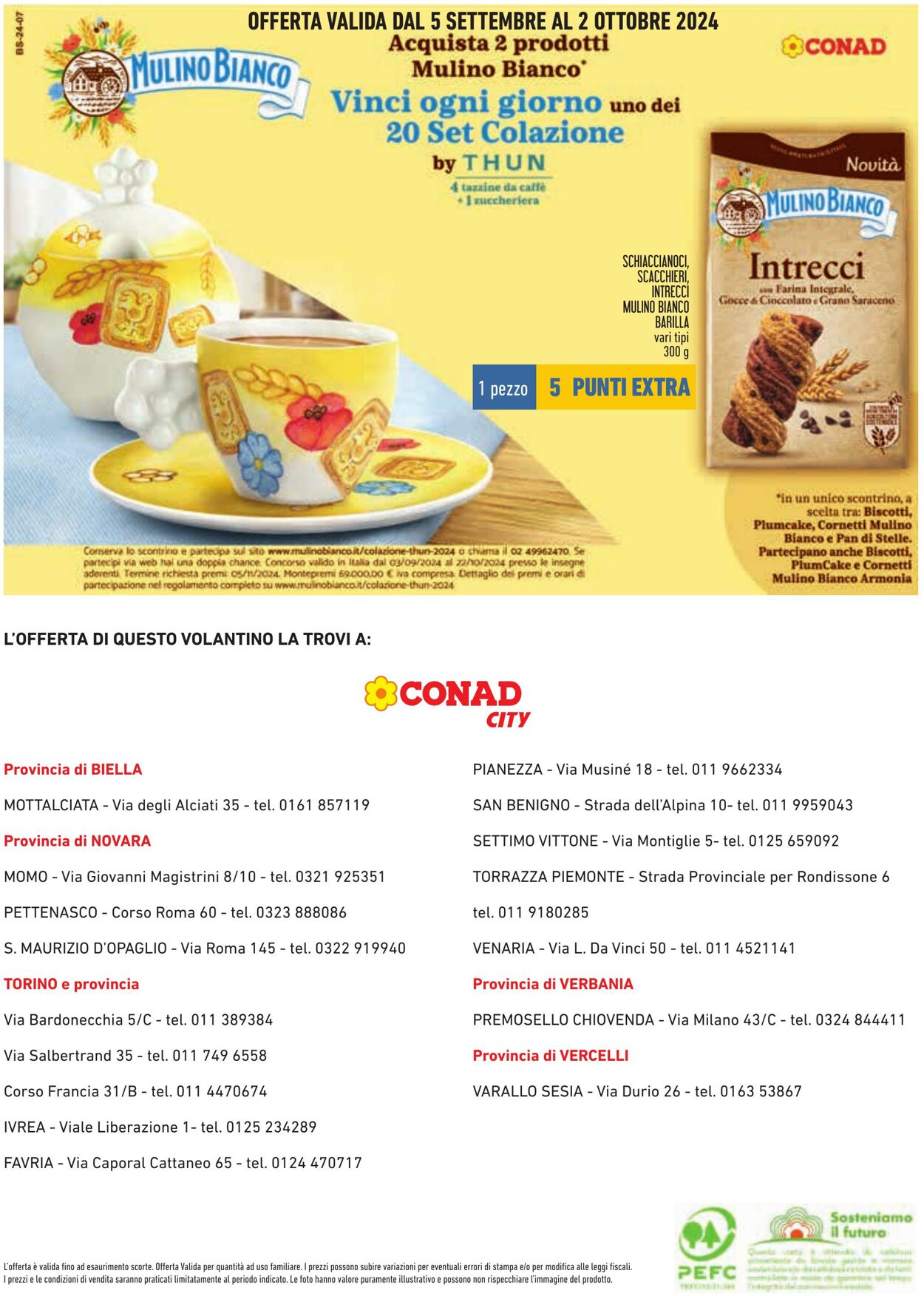 Volantino Conad 05.09.2024 - 02.10.2024