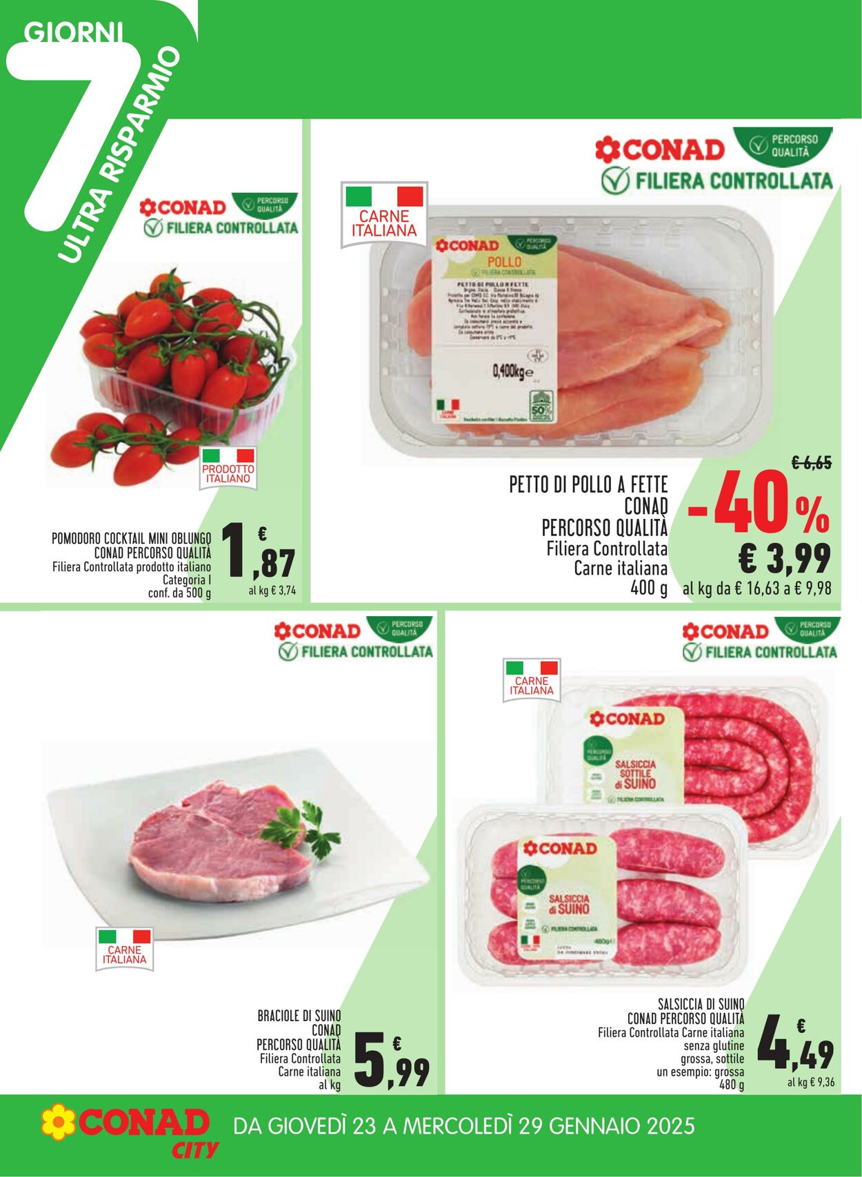 Volantino Conad 23.01.2025 - 29.01.2025