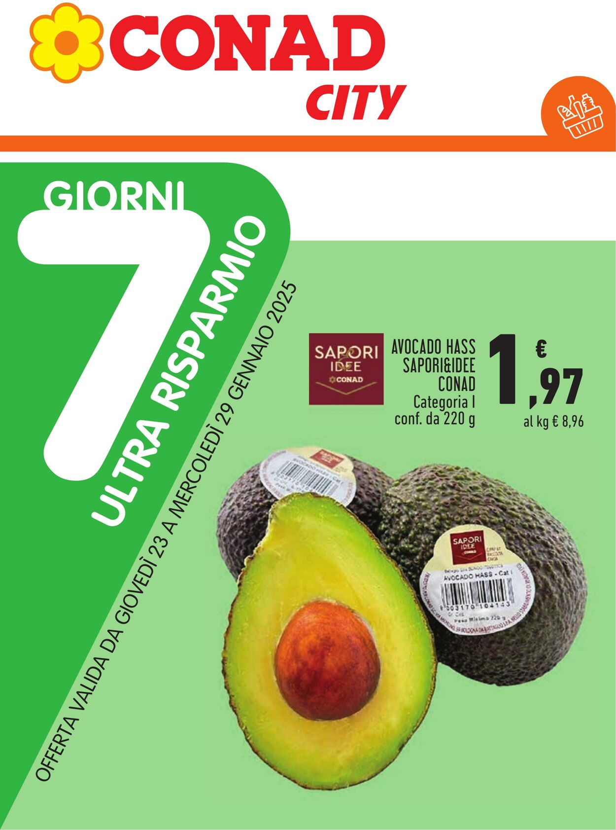 Volantino Conad 23.01.2025 - 29.01.2025