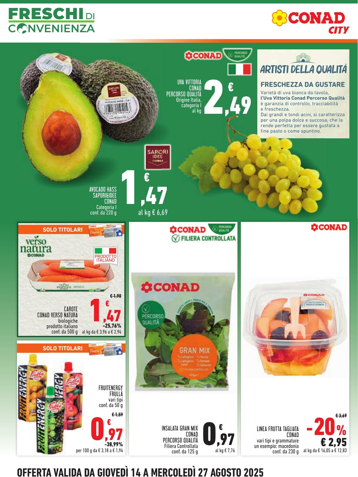 Volantino Conad 20.08.2025 - 20.08.2025