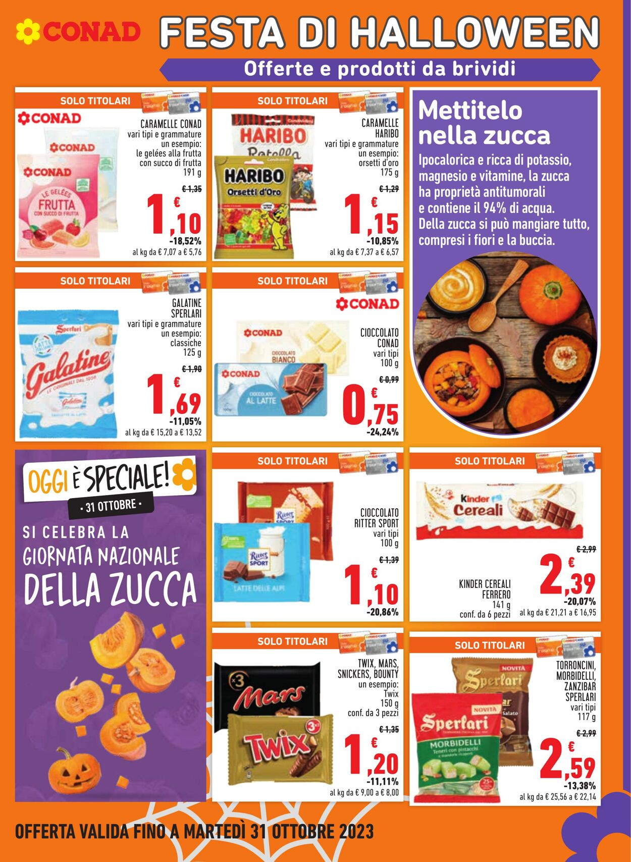 Volantino Conad 26.10.2023 - 08.11.2023