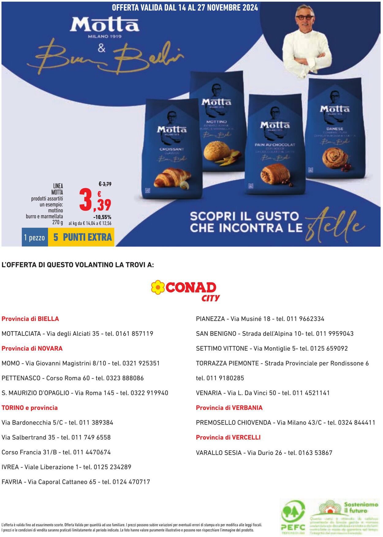 Volantino Conad 31.10.2024 - 27.11.2024