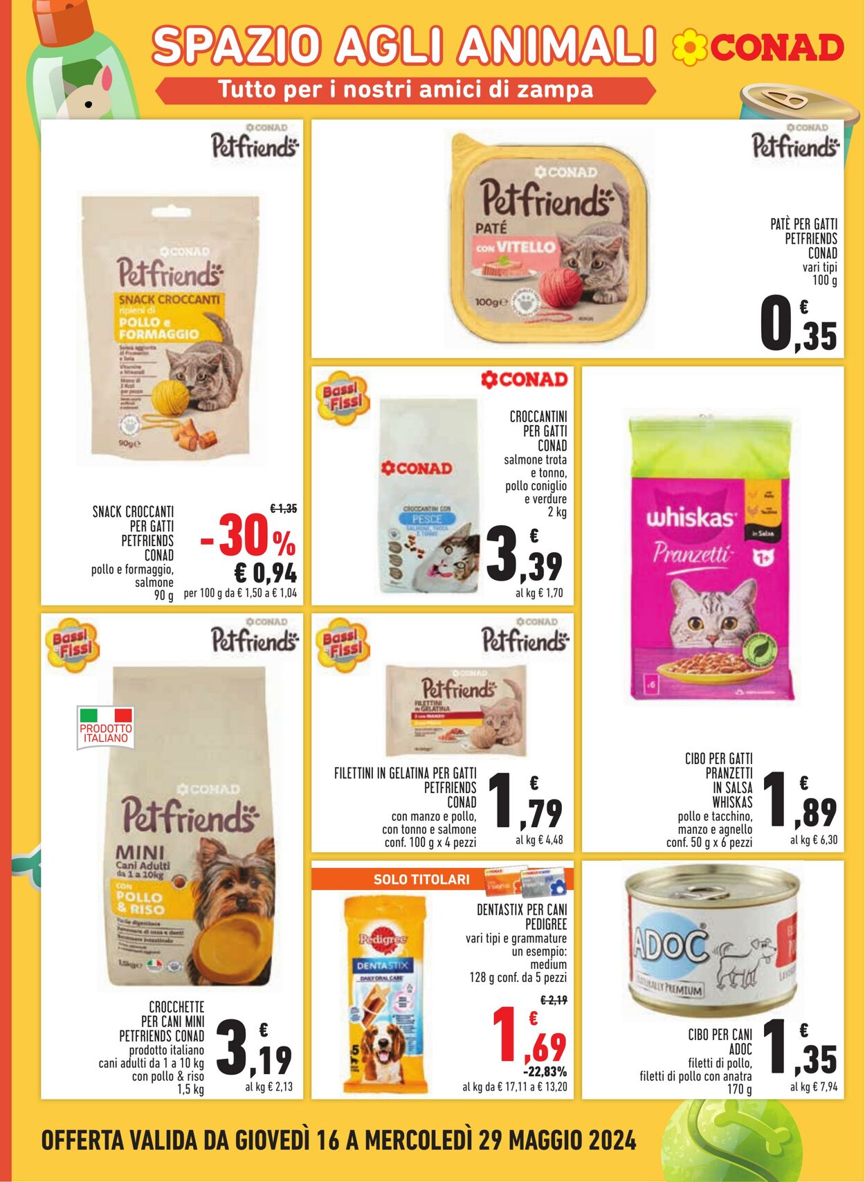 Volantino Conad 16.05.2024 - 29.05.2024